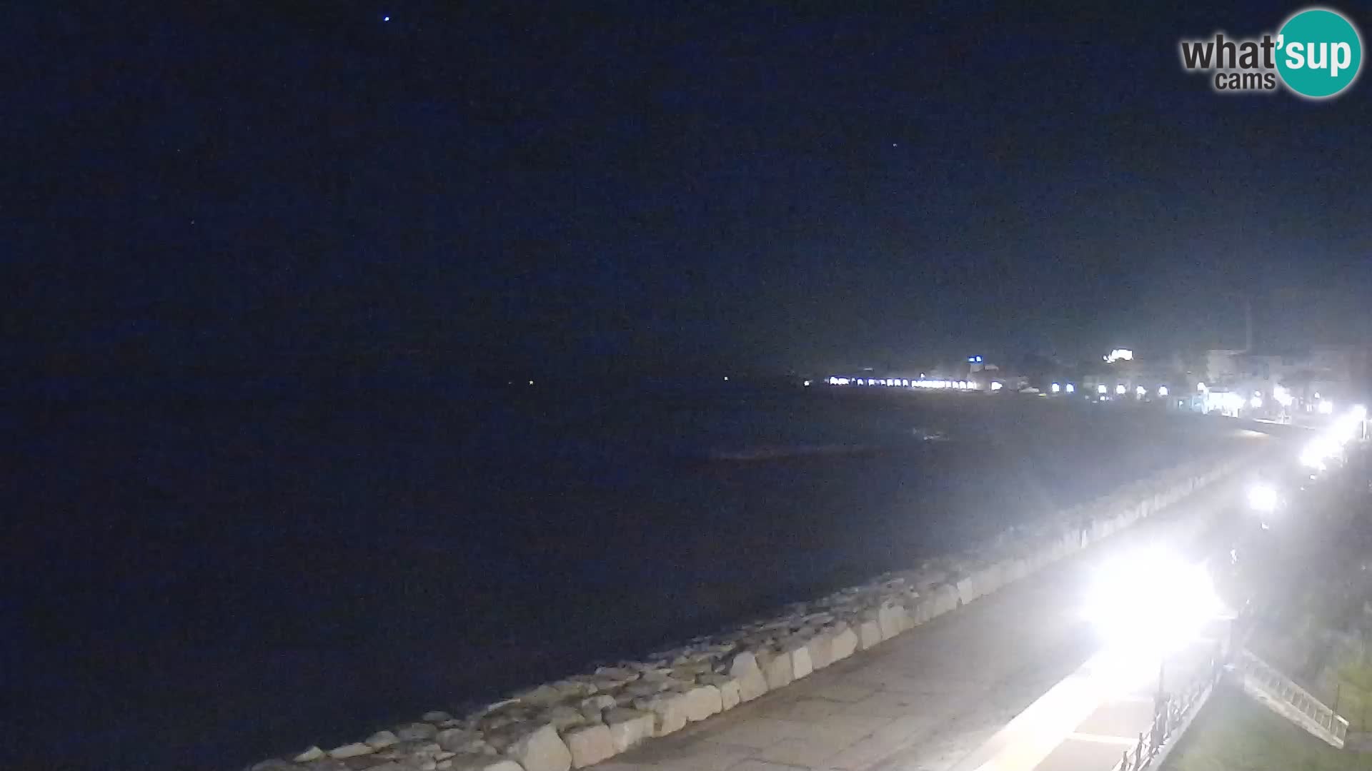 Webcam Caorle Ponente – Blick von Marinai di Caorle