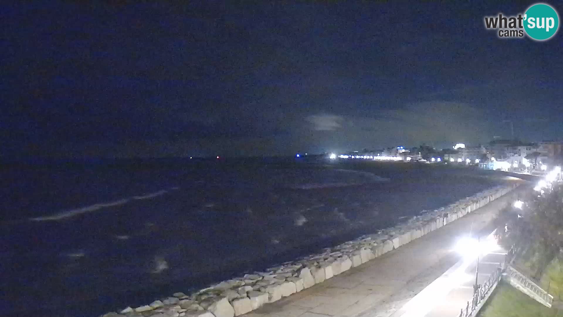 Webcam Caorle Ponente – Blick von Marinai di Caorle