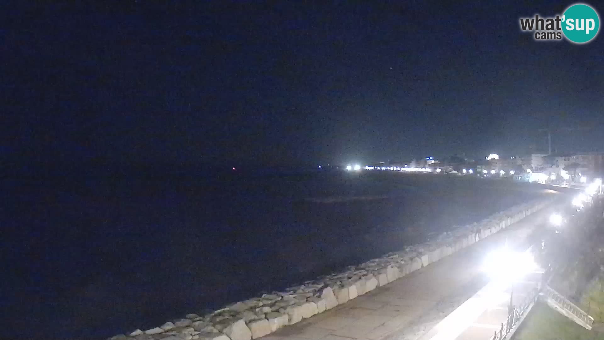 Webcam Caorle Ponente – Blick von Marinai di Caorle