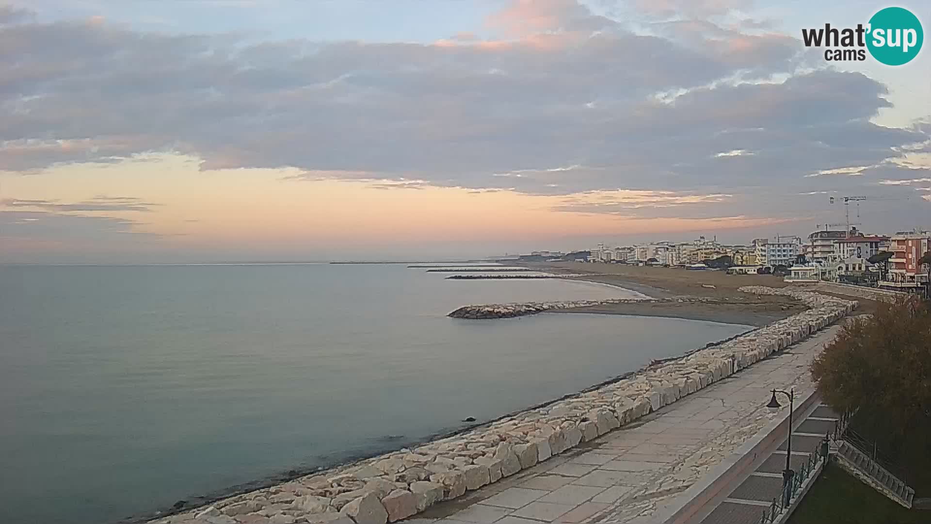 Webcam Caorle Ponente – Blick von Marinai di Caorle