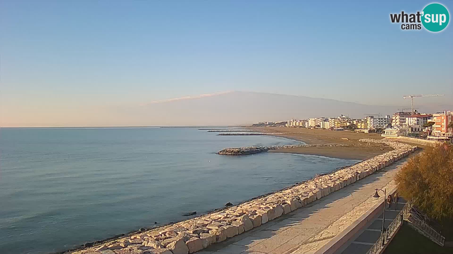 Webcam Caorle Ponente – Blick von Marinai di Caorle