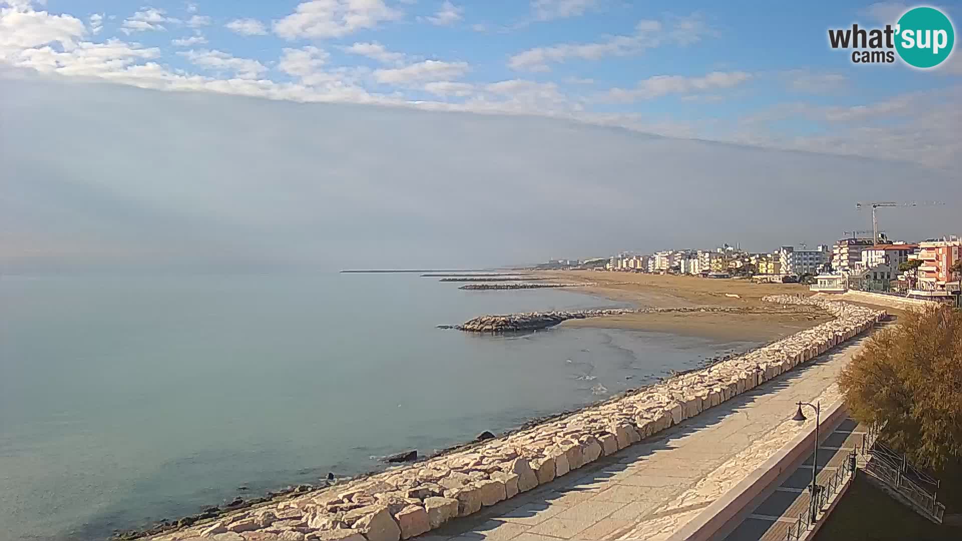 Webcam Caorle Ponente – Blick von Marinai di Caorle