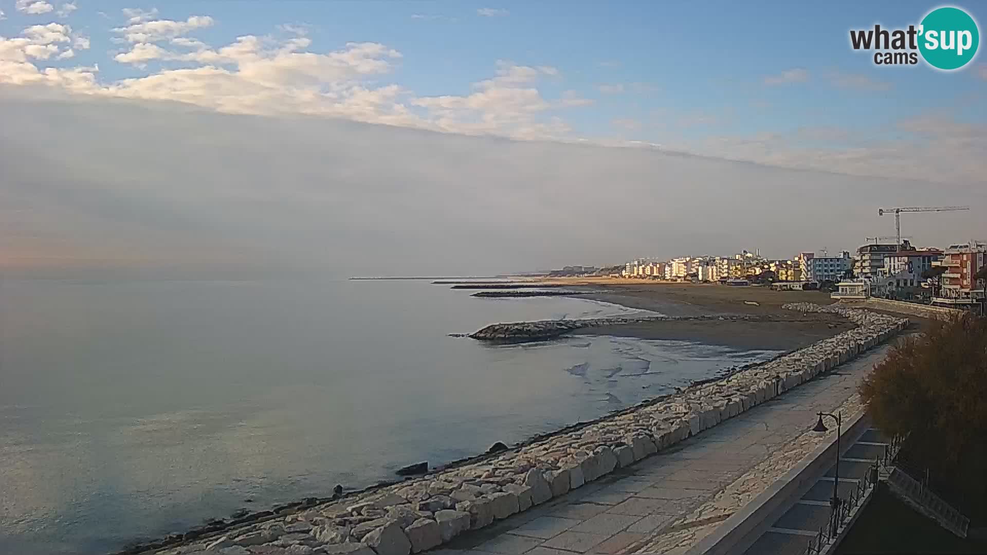 Webcam Caorle Ponente – Blick von Marinai di Caorle