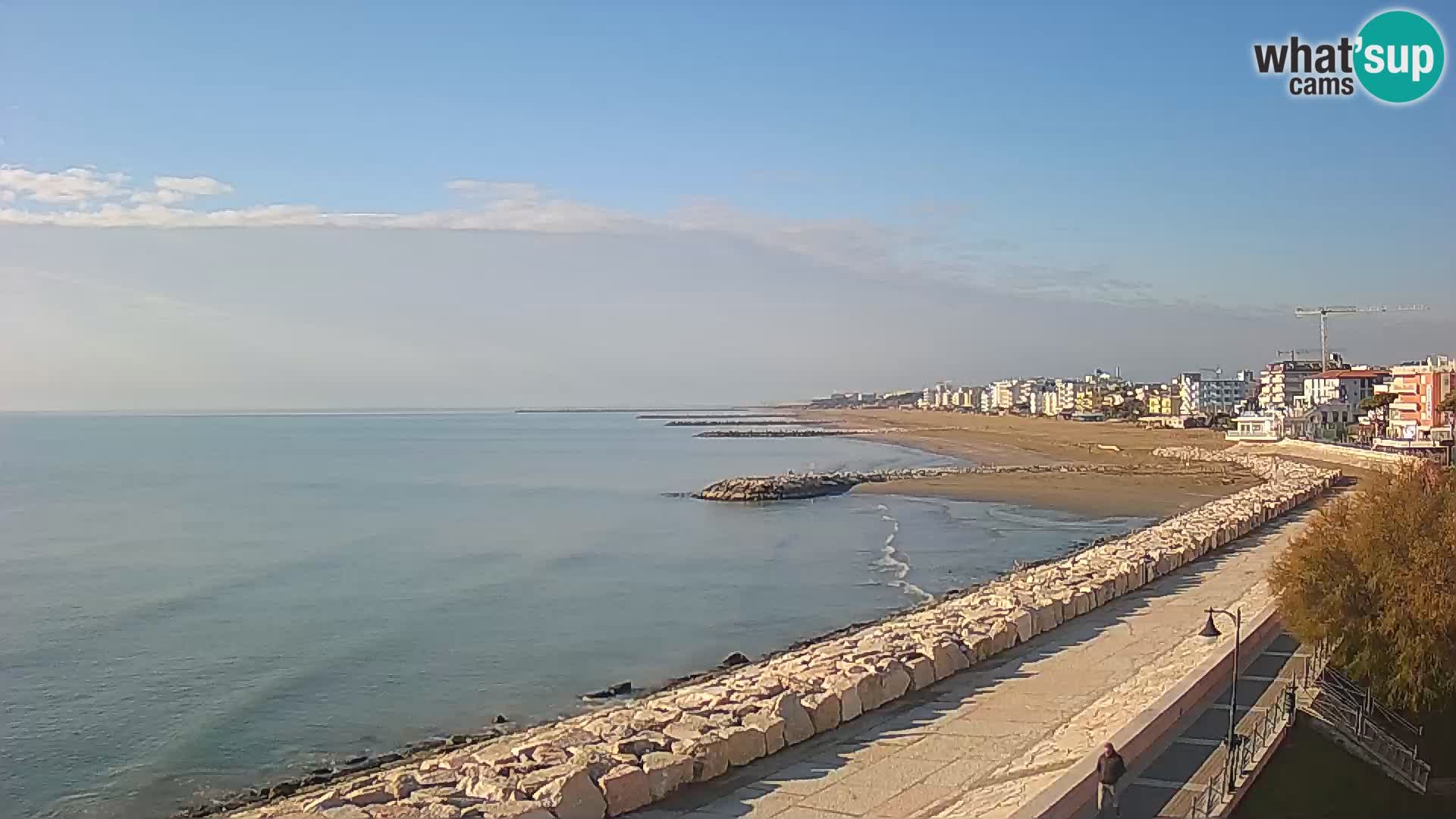 Webcam Caorle Ponente – Blick von Marinai di Caorle