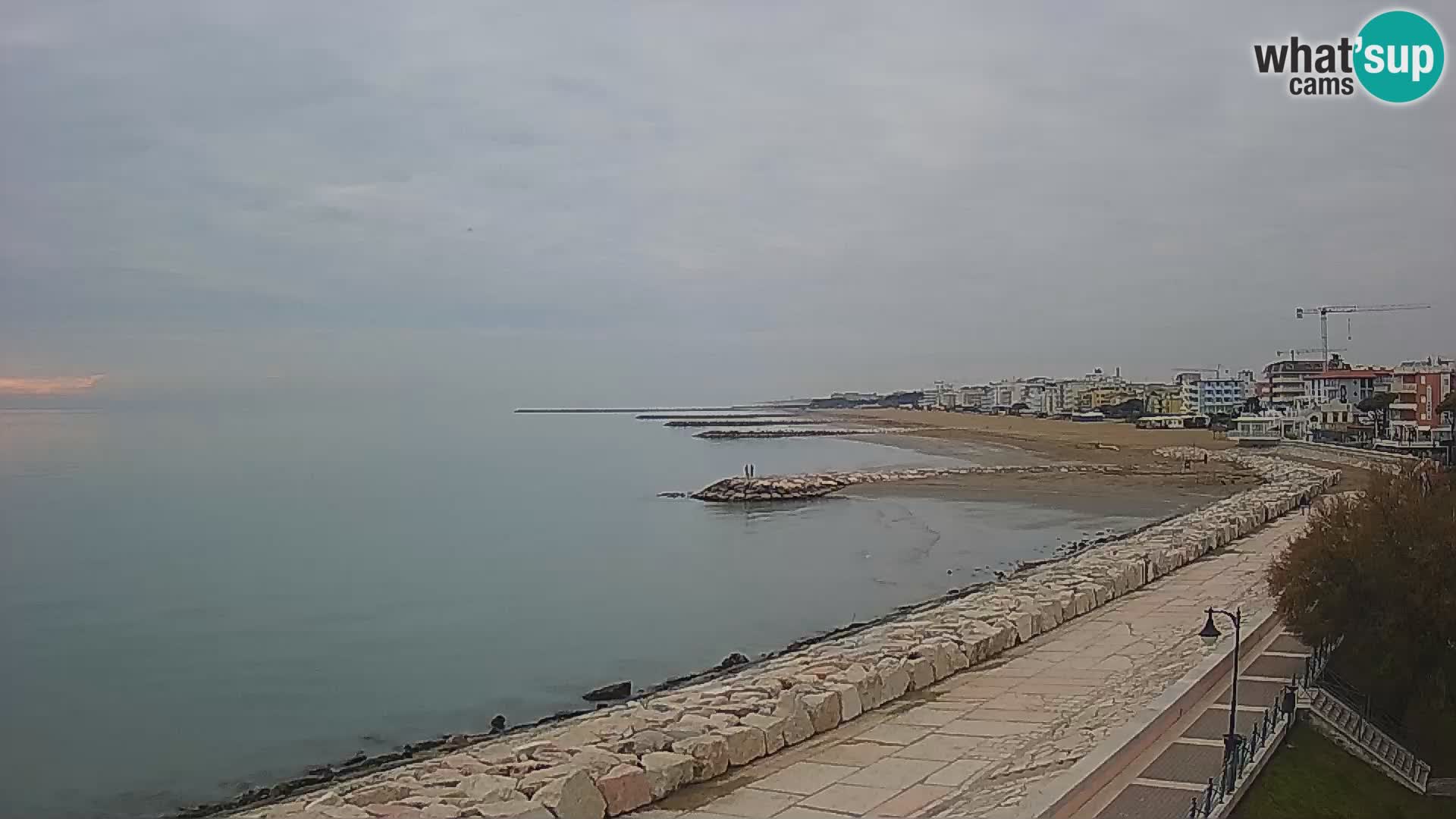 Webcam Caorle Ponente – Blick von Marinai di Caorle