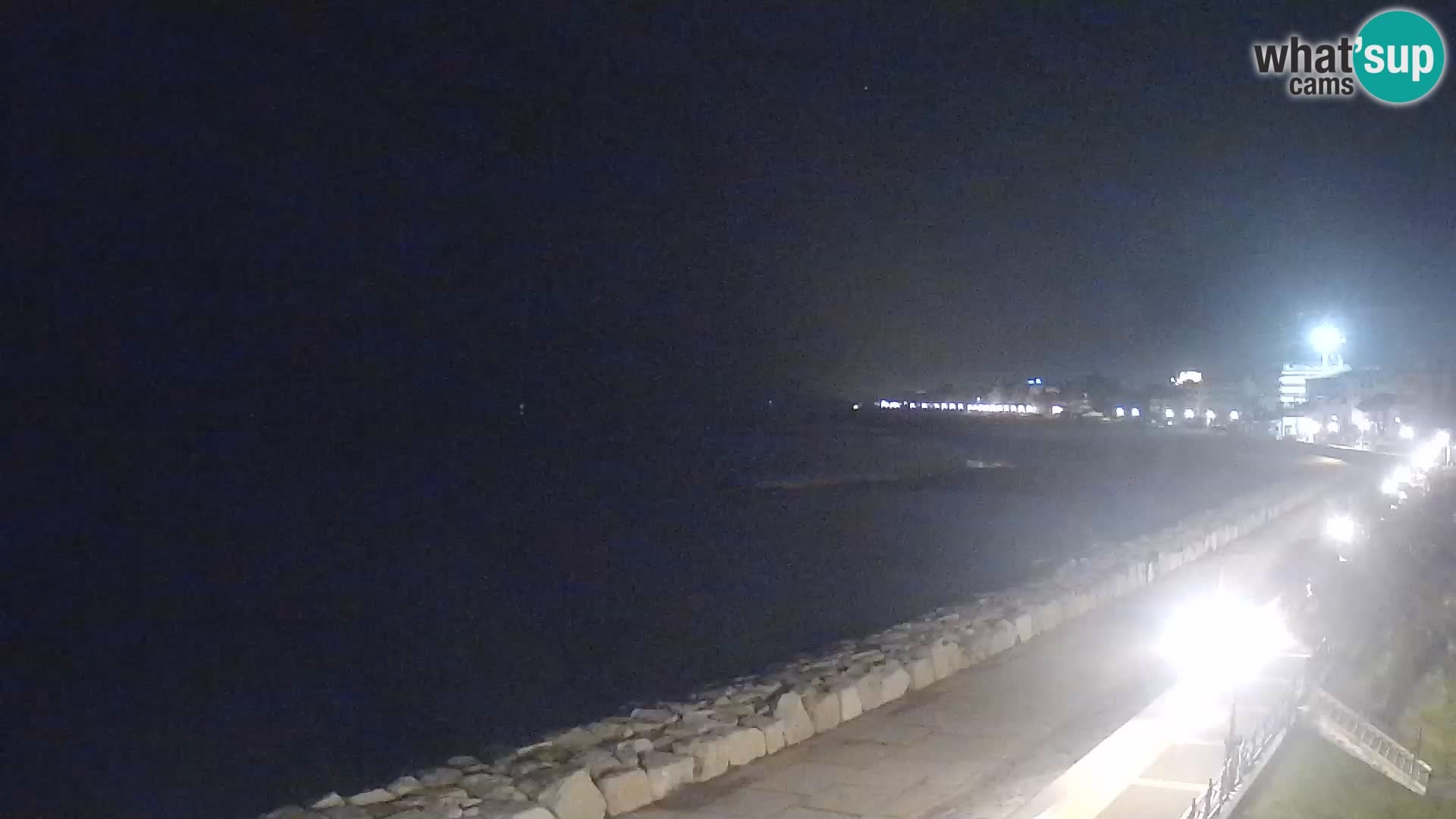 Webcam Caorle Ponente – Blick von Marinai di Caorle