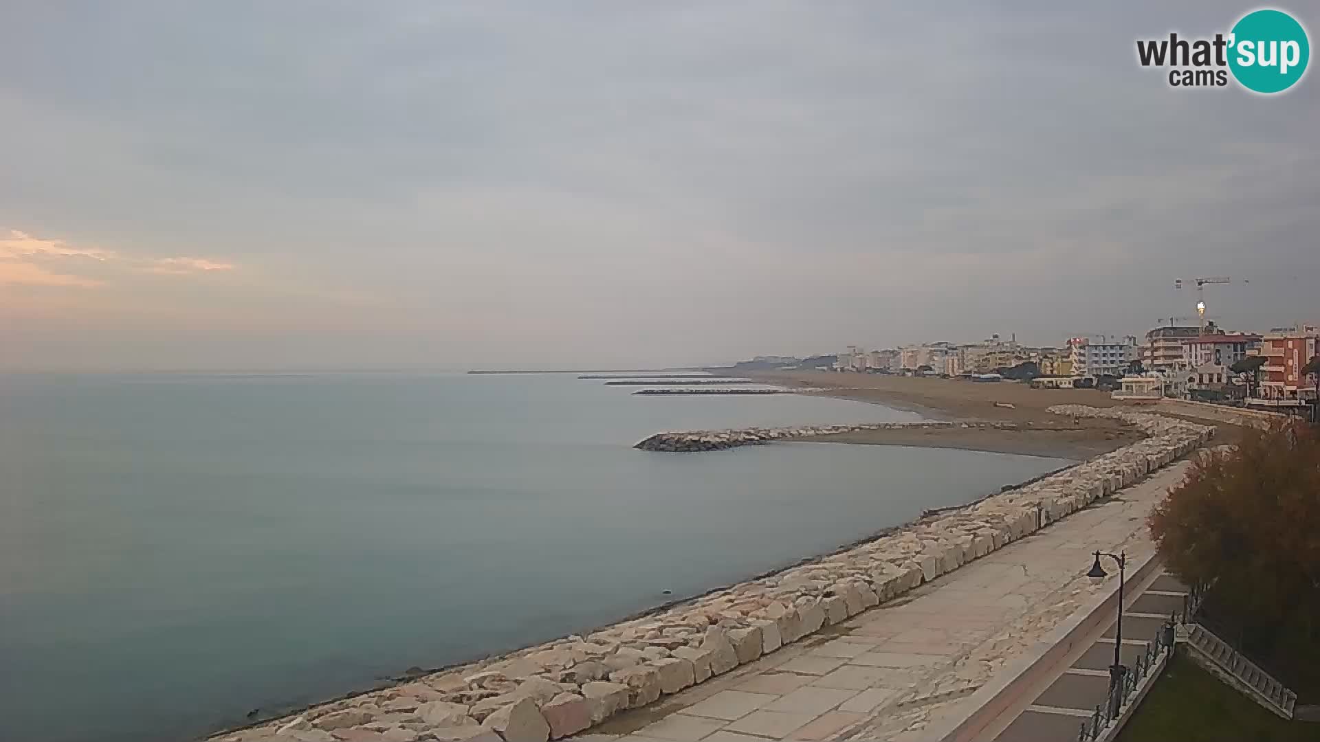 Webcam Caorle Ponente – Blick von Marinai di Caorle