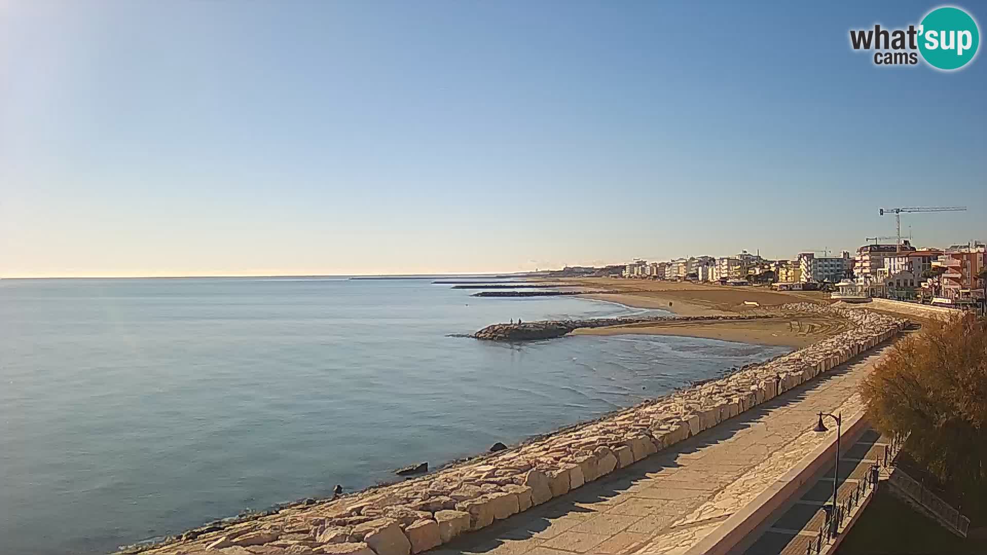 Webcam Caorle Ponente – Blick von Marinai di Caorle