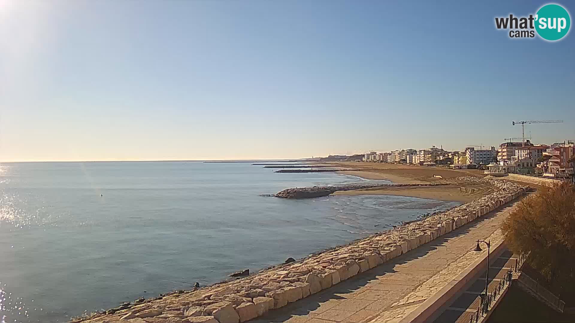 Webcam Caorle Ponente – Blick von Marinai di Caorle