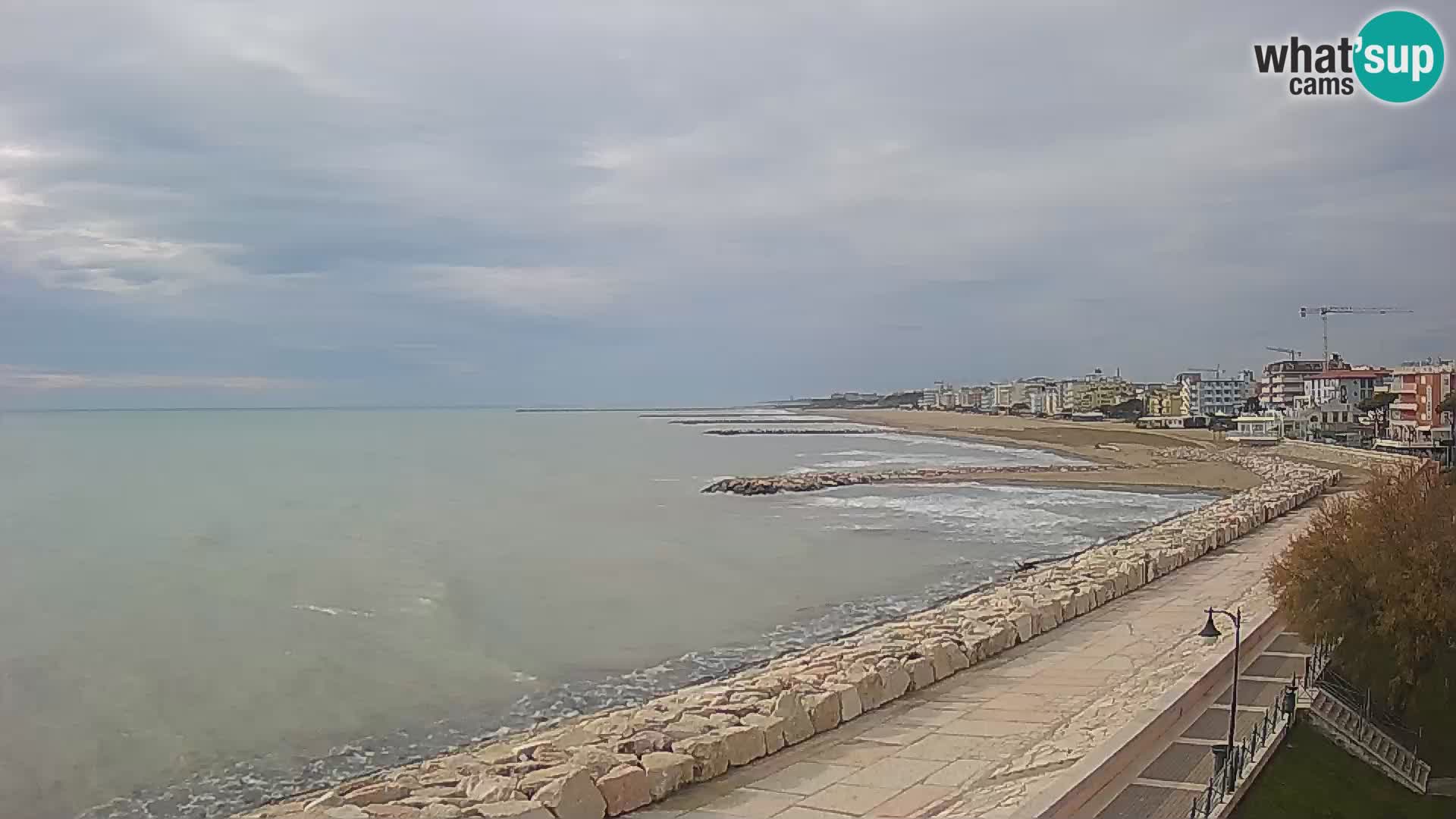 Webcam Caorle Ponente – Blick von Marinai di Caorle