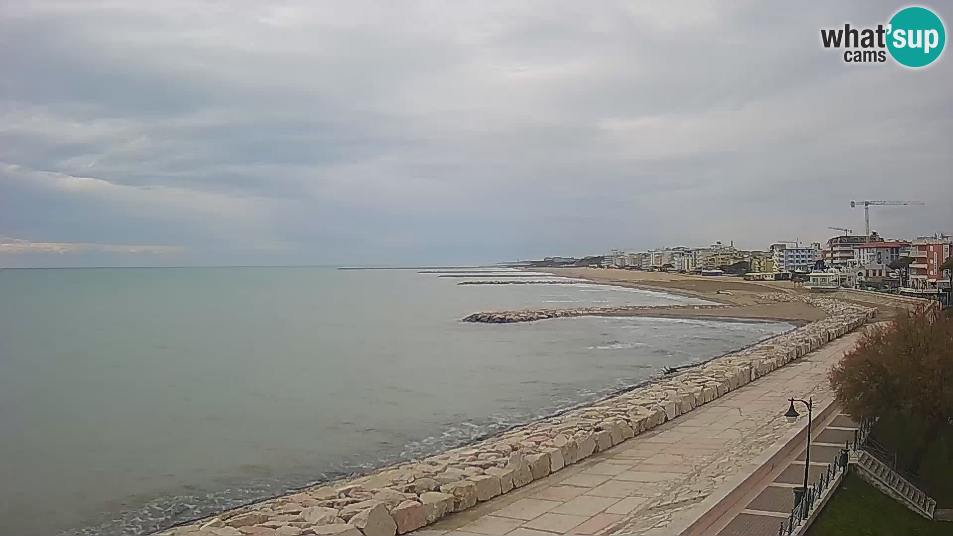 Webcam Caorle Ponente – Blick von Marinai di Caorle