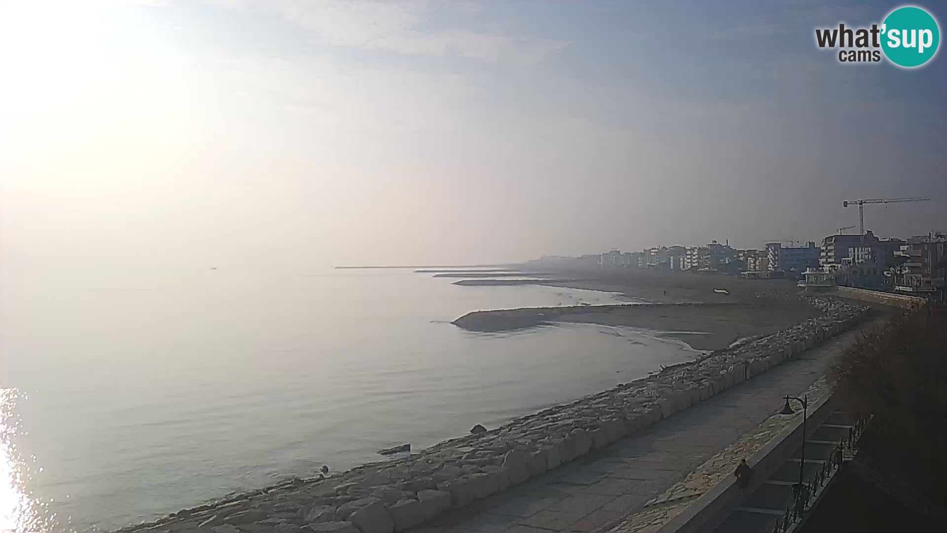 Webcam Caorle Ponente – Blick von Marinai di Caorle