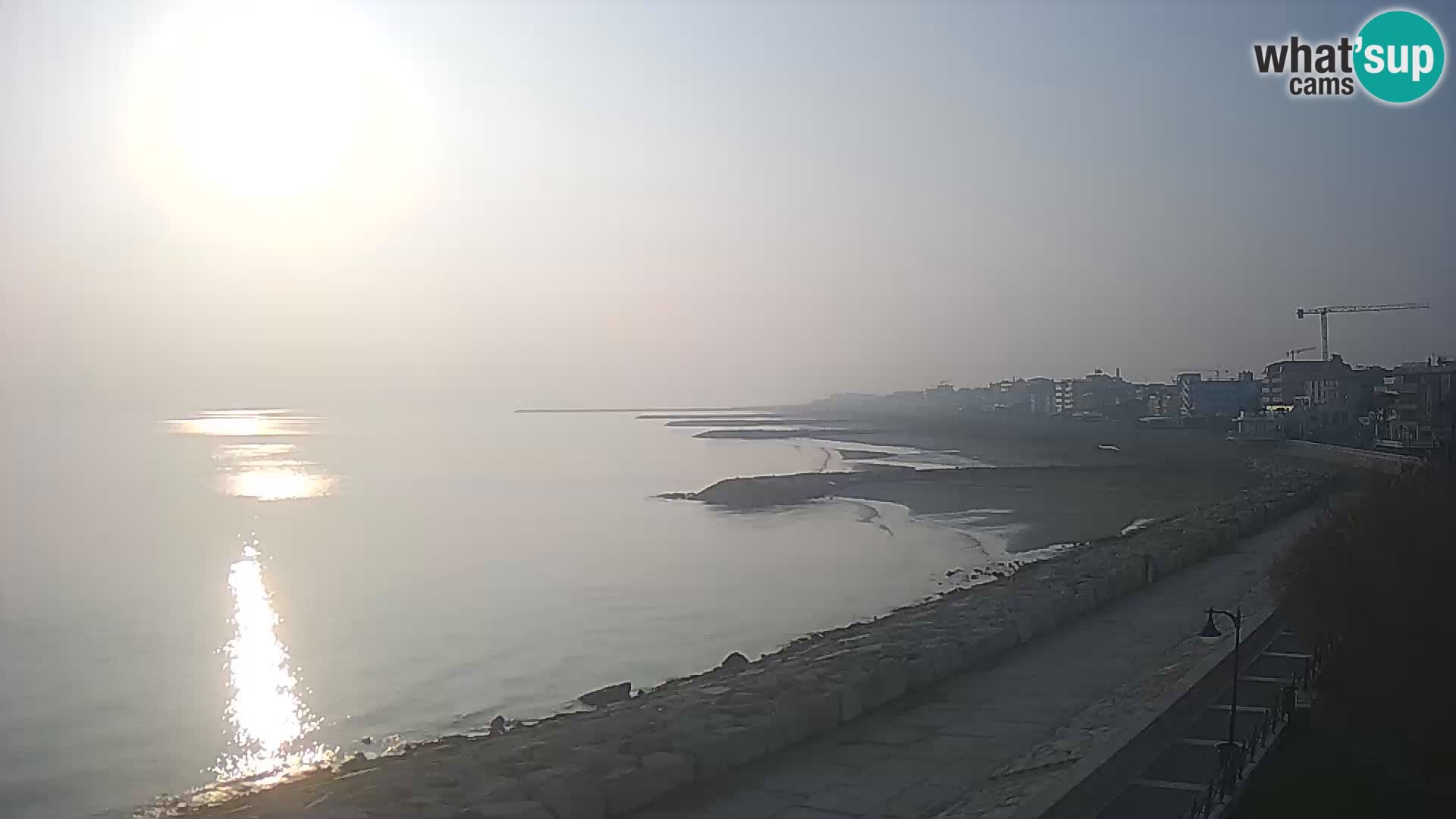 Webcam Caorle Ponente – Blick von Marinai di Caorle