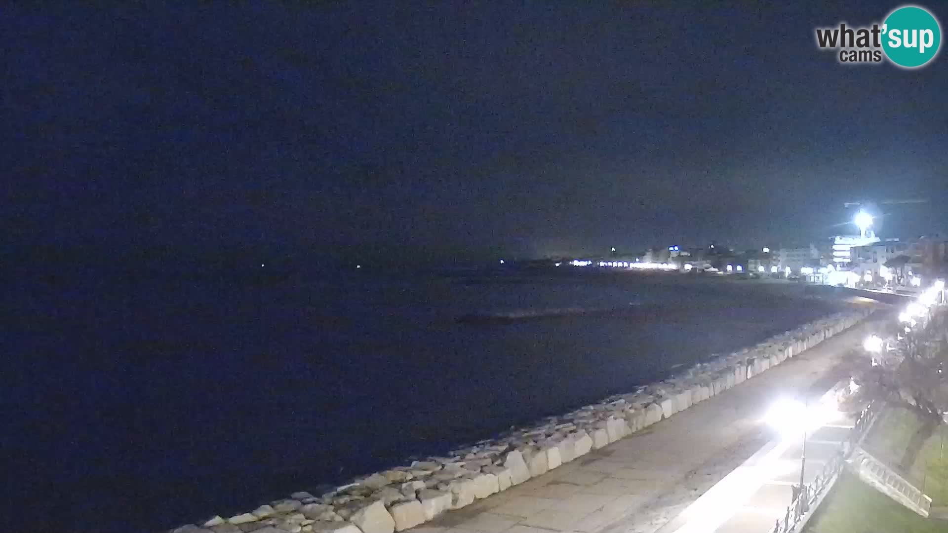 Webcam Caorle Ponente – Vue depuis les Marinai di Caorle