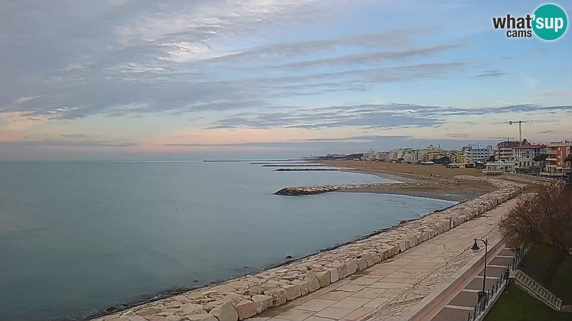 Webcam Caorle Ponente – Blick von Marinai di Caorle