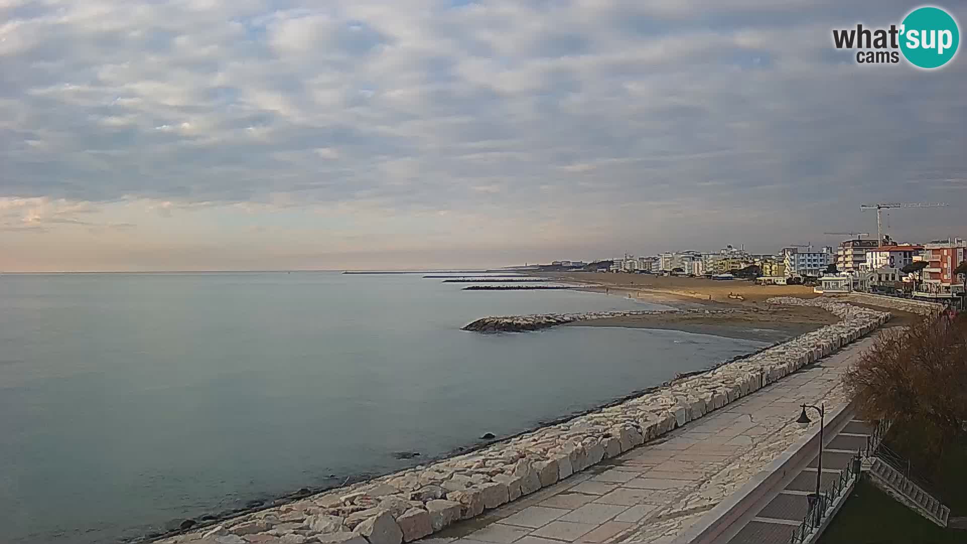 Webcam Caorle Ponente – Vue depuis les Marinai di Caorle