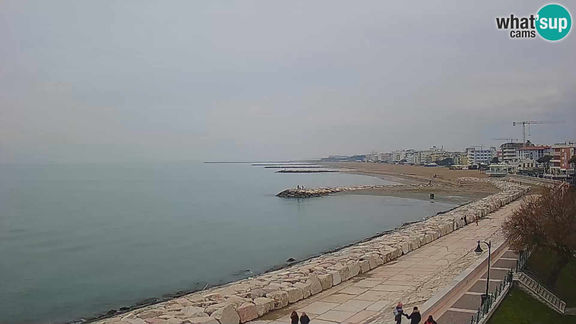 Webcam Caorle Ponente – Vue depuis les Marinai di Caorle