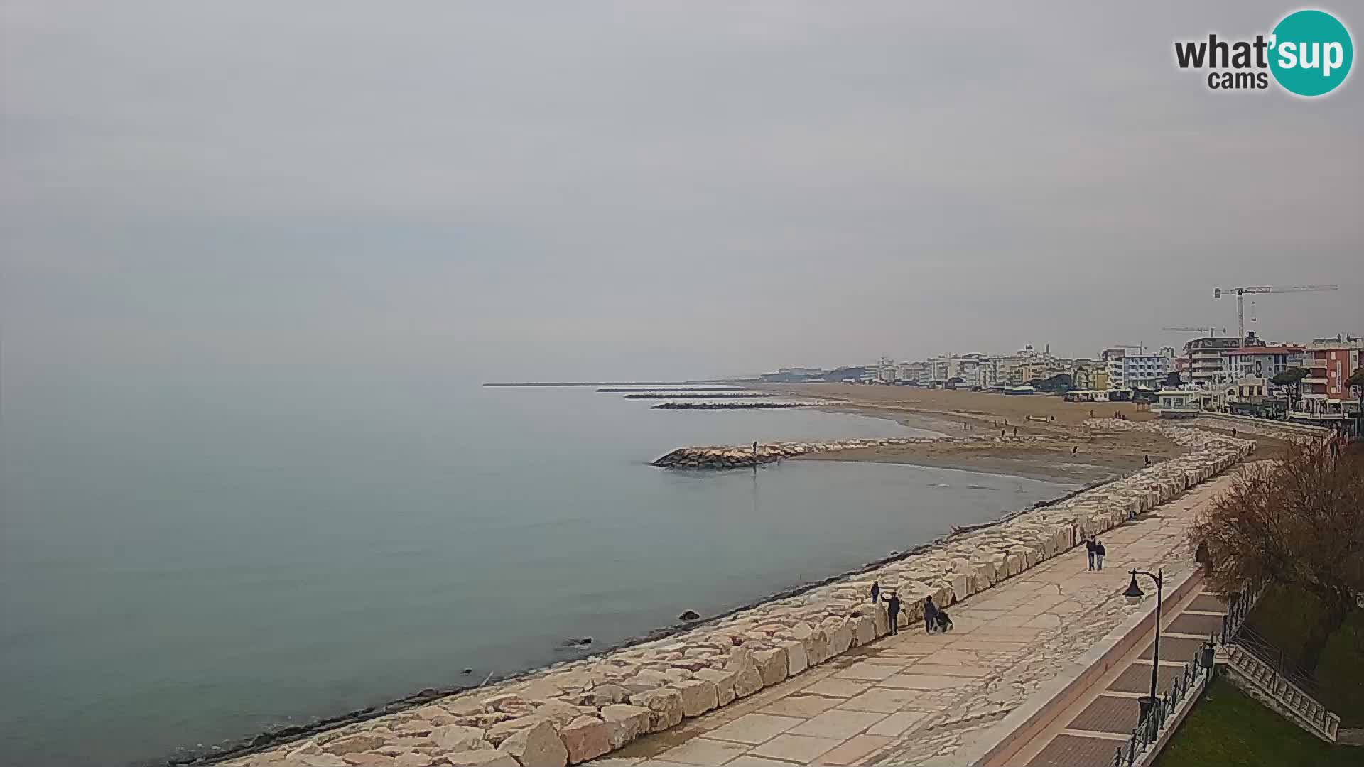 Webcam Caorle Ponente – Blick von Marinai di Caorle