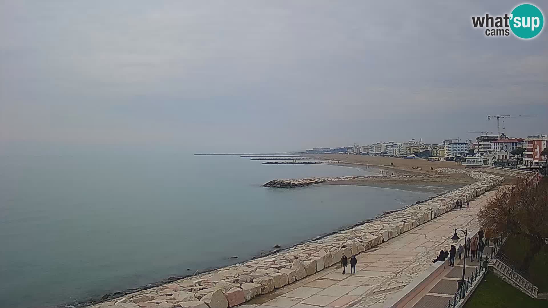 Webcam Caorle Ponente – Vue depuis les Marinai di Caorle