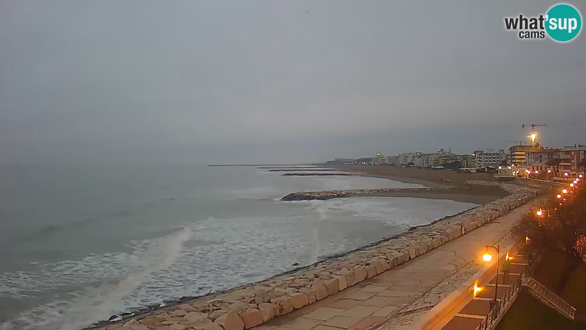 Webcam Caorle Ponente – Blick von Marinai di Caorle