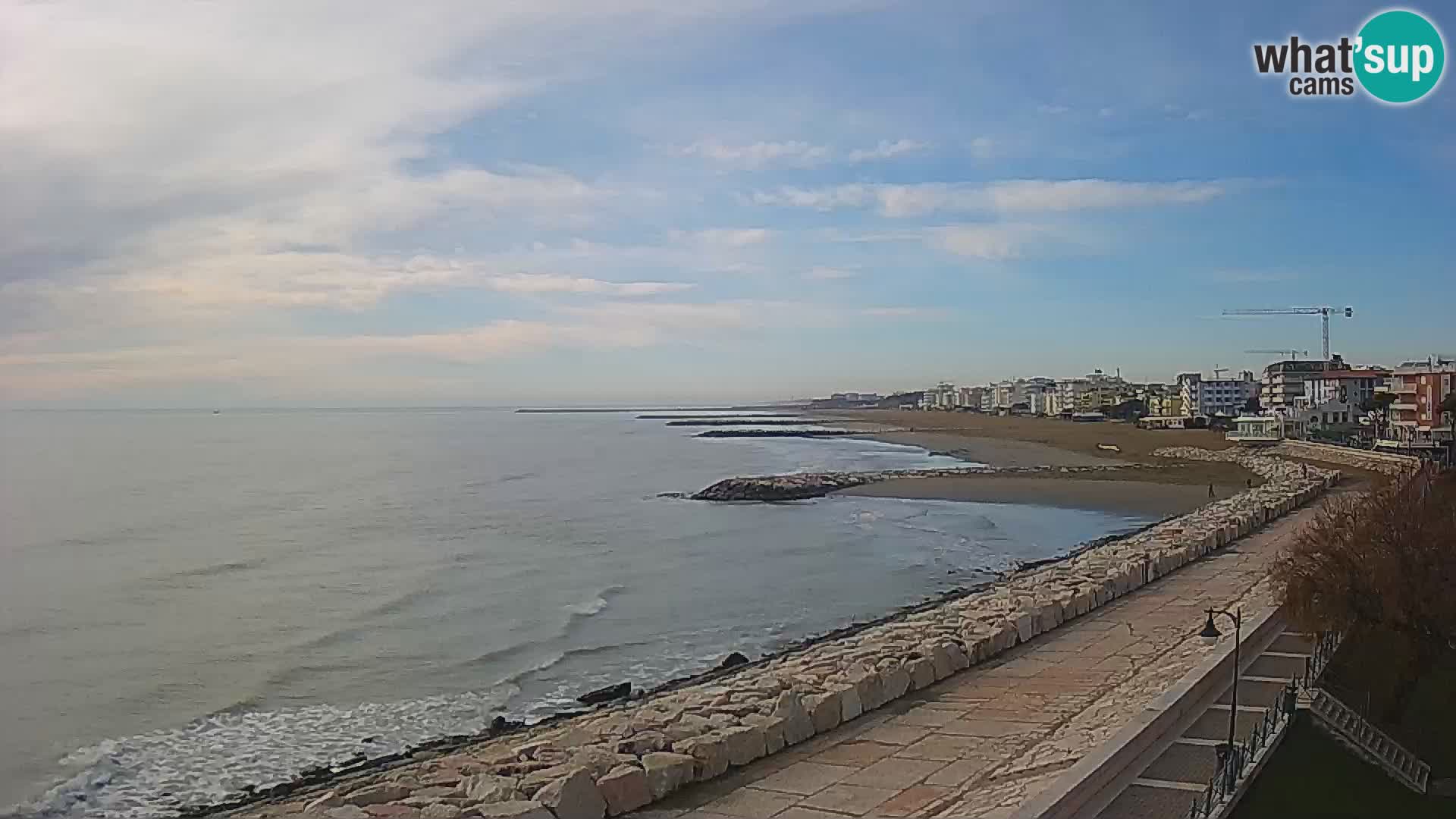 Webcam Caorle Ponente – Vue depuis les Marinai di Caorle