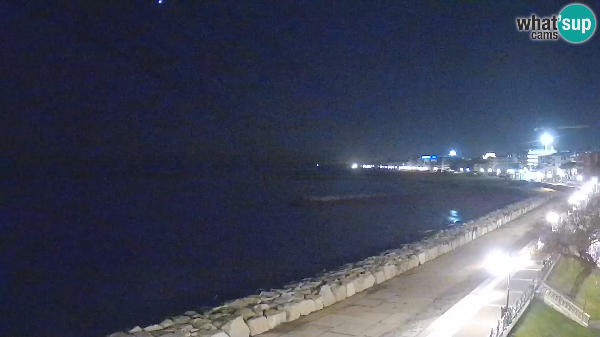 Webcam Caorle Ponente – Vue depuis les Marinai di Caorle