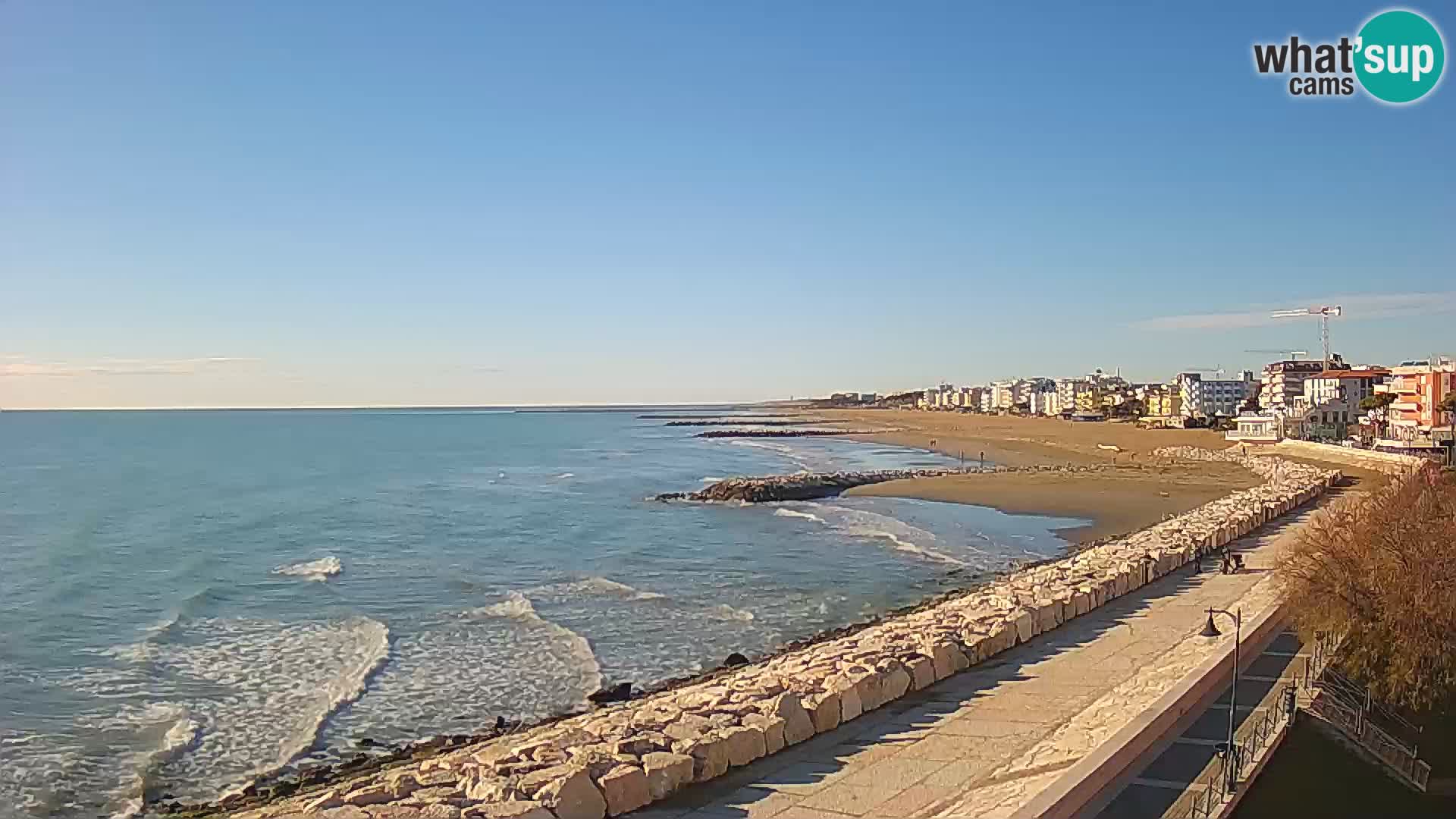 Webcam Caorle Ponente – View from Marinai di Caorle