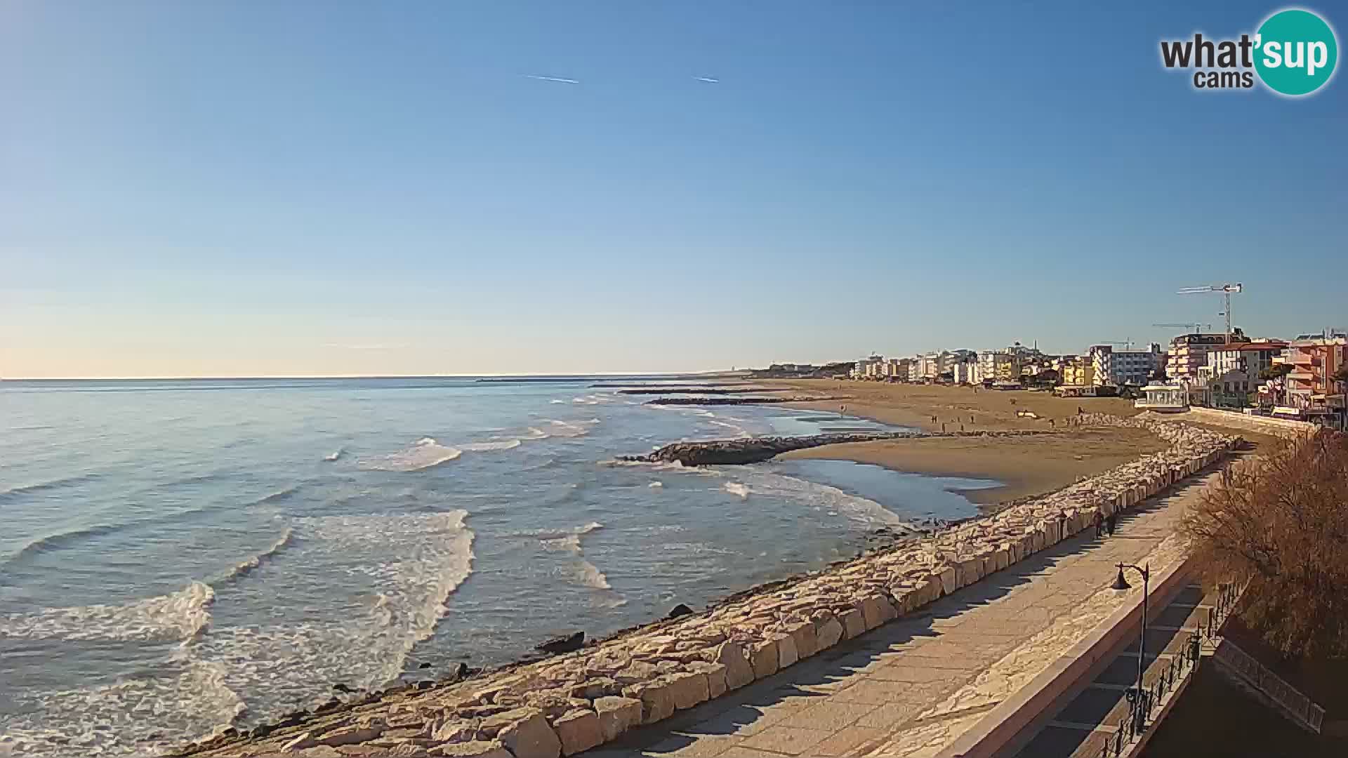 Webcam Caorle Ponente – Blick von Marinai di Caorle