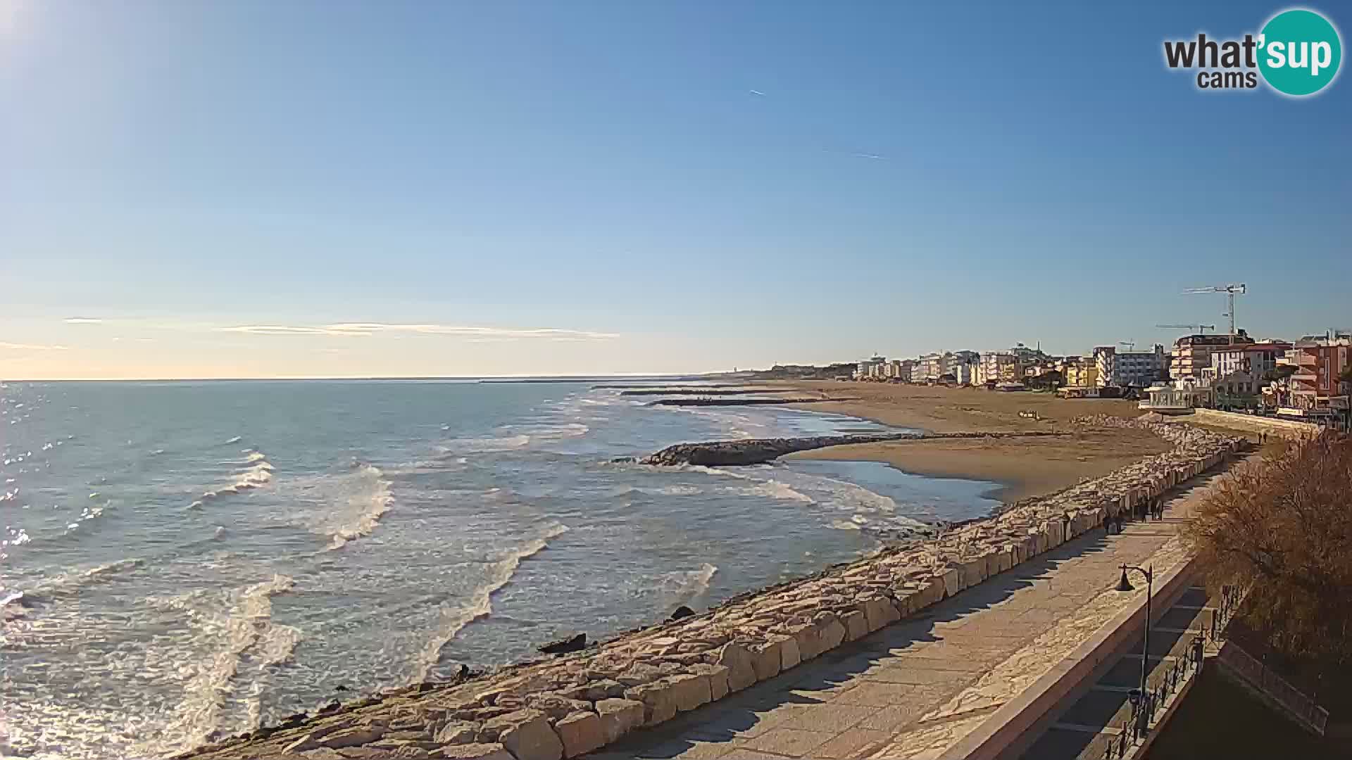 Webcam Caorle Ponente – View from Marinai di Caorle