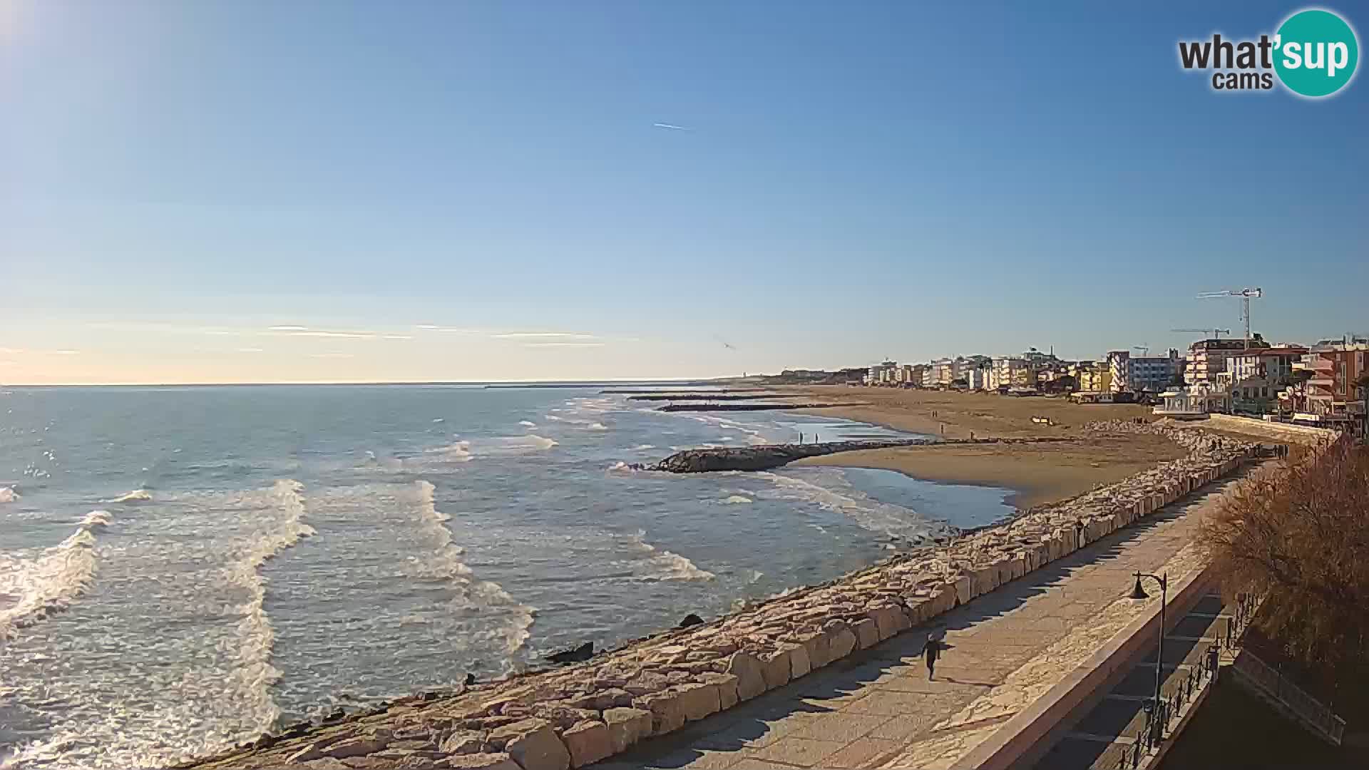 Webcam Caorle Ponente – View from Marinai di Caorle