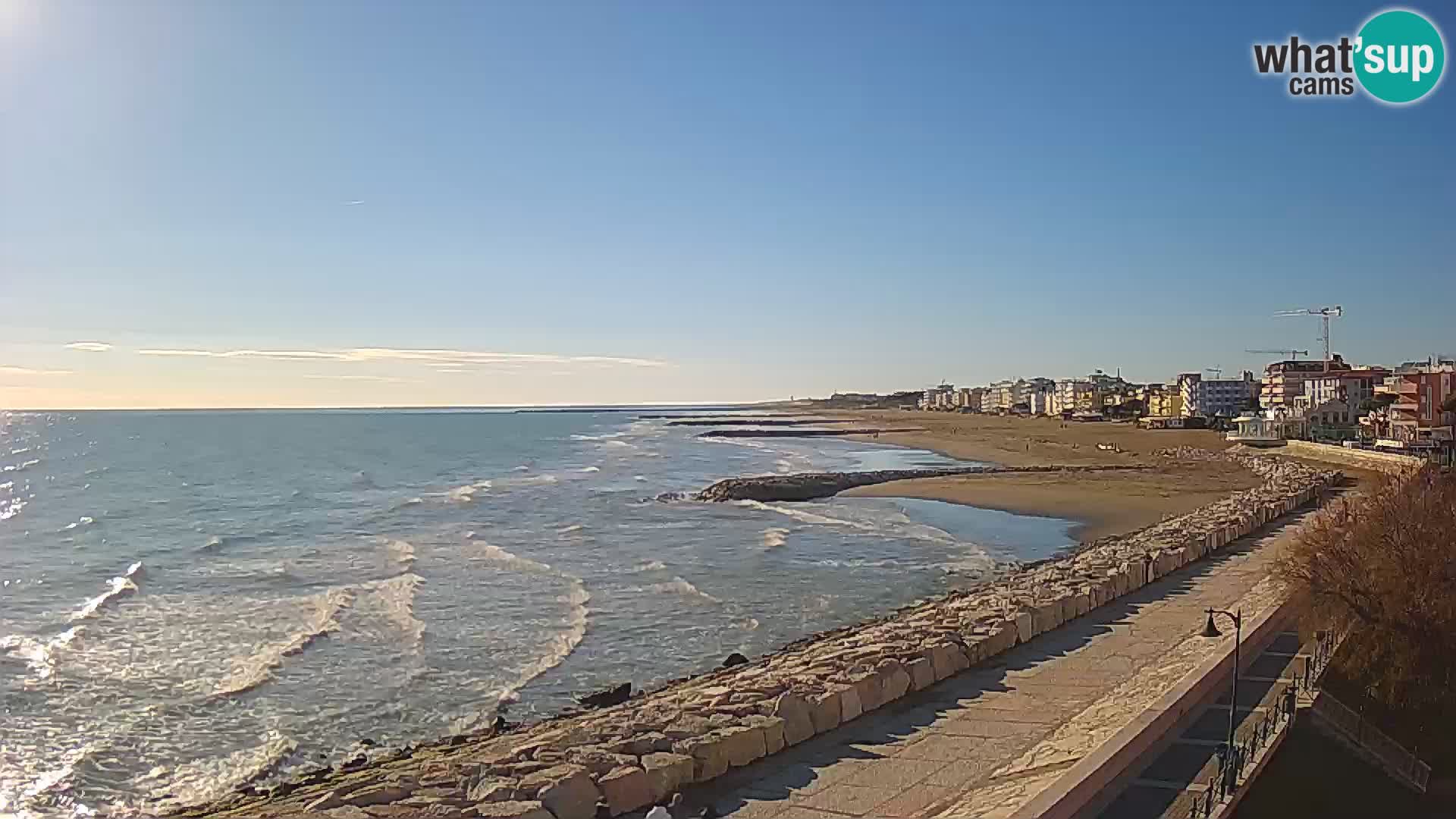 Webcam Caorle Ponente – View from Marinai di Caorle