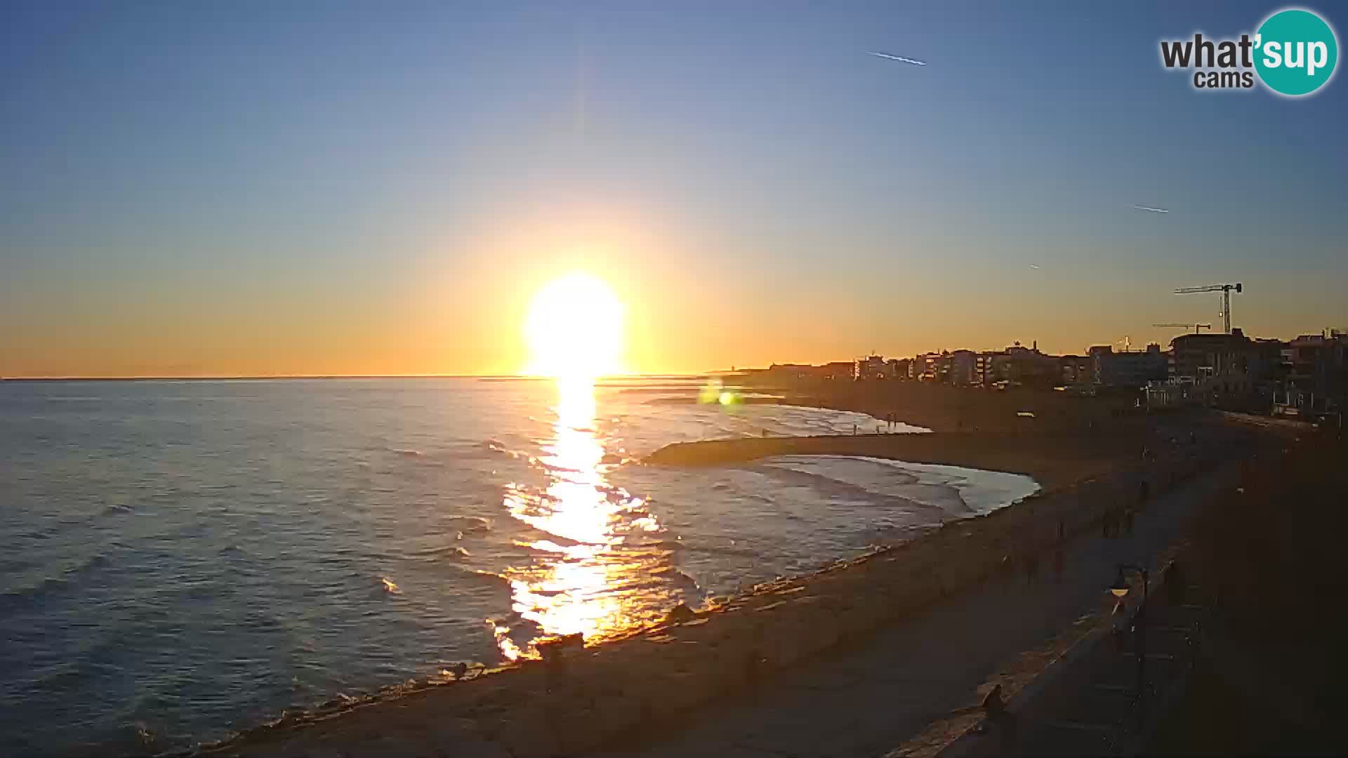 Webcam Caorle Ponente – Vue depuis les Marinai di Caorle