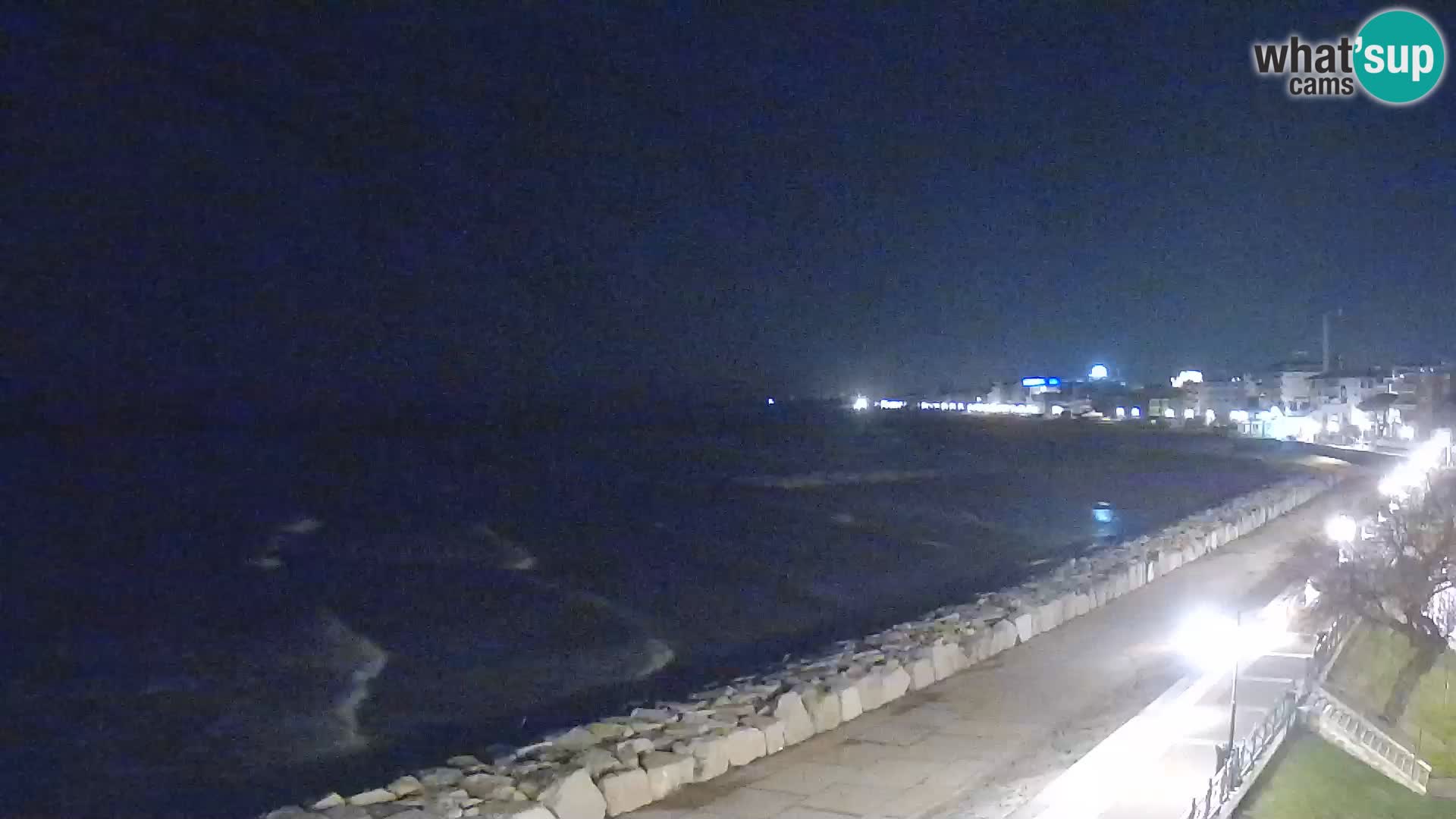 Webcam Caorle Ponente – Blick von Marinai di Caorle