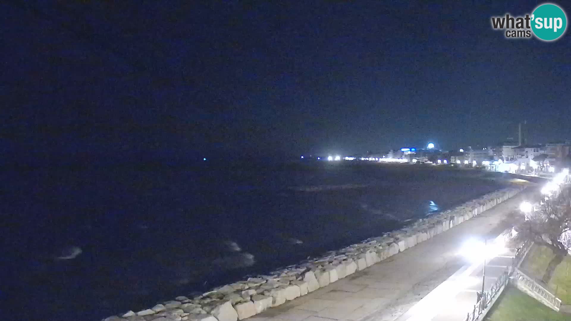 Webcam Caorle Ponente – Vue depuis les Marinai di Caorle