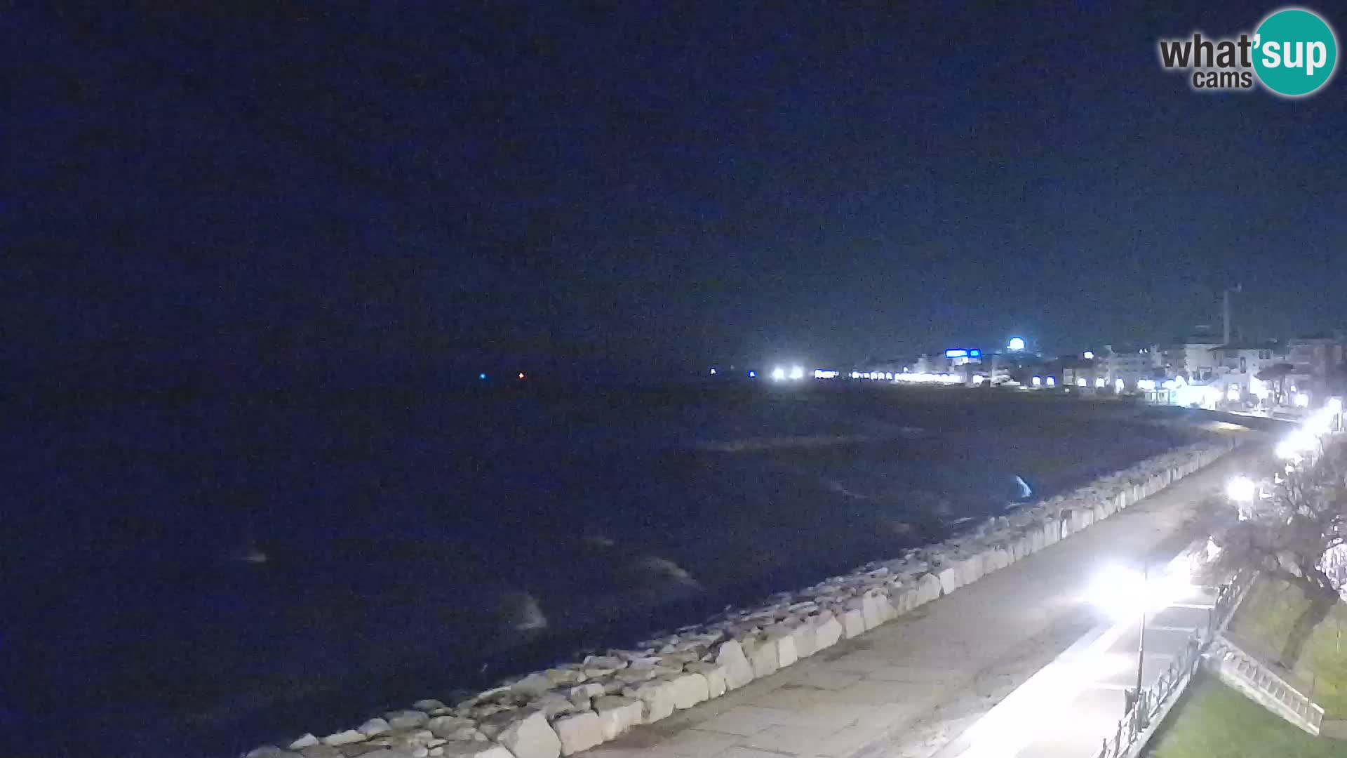 Webcam Caorle Ponente – Vue depuis les Marinai di Caorle