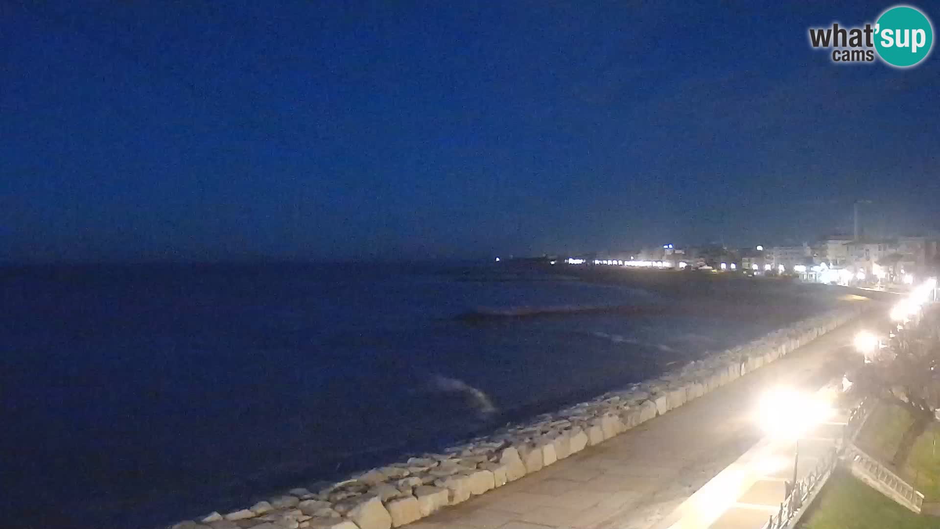 Webcam Caorle Ponente – Vue depuis les Marinai di Caorle