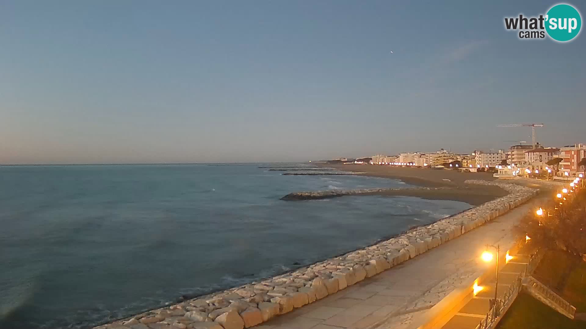 Webcam Caorle Ponente – Vue depuis les Marinai di Caorle