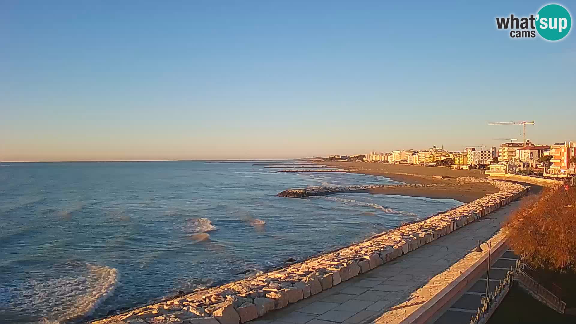 Webcam Caorle Ponente – View from Marinai di Caorle