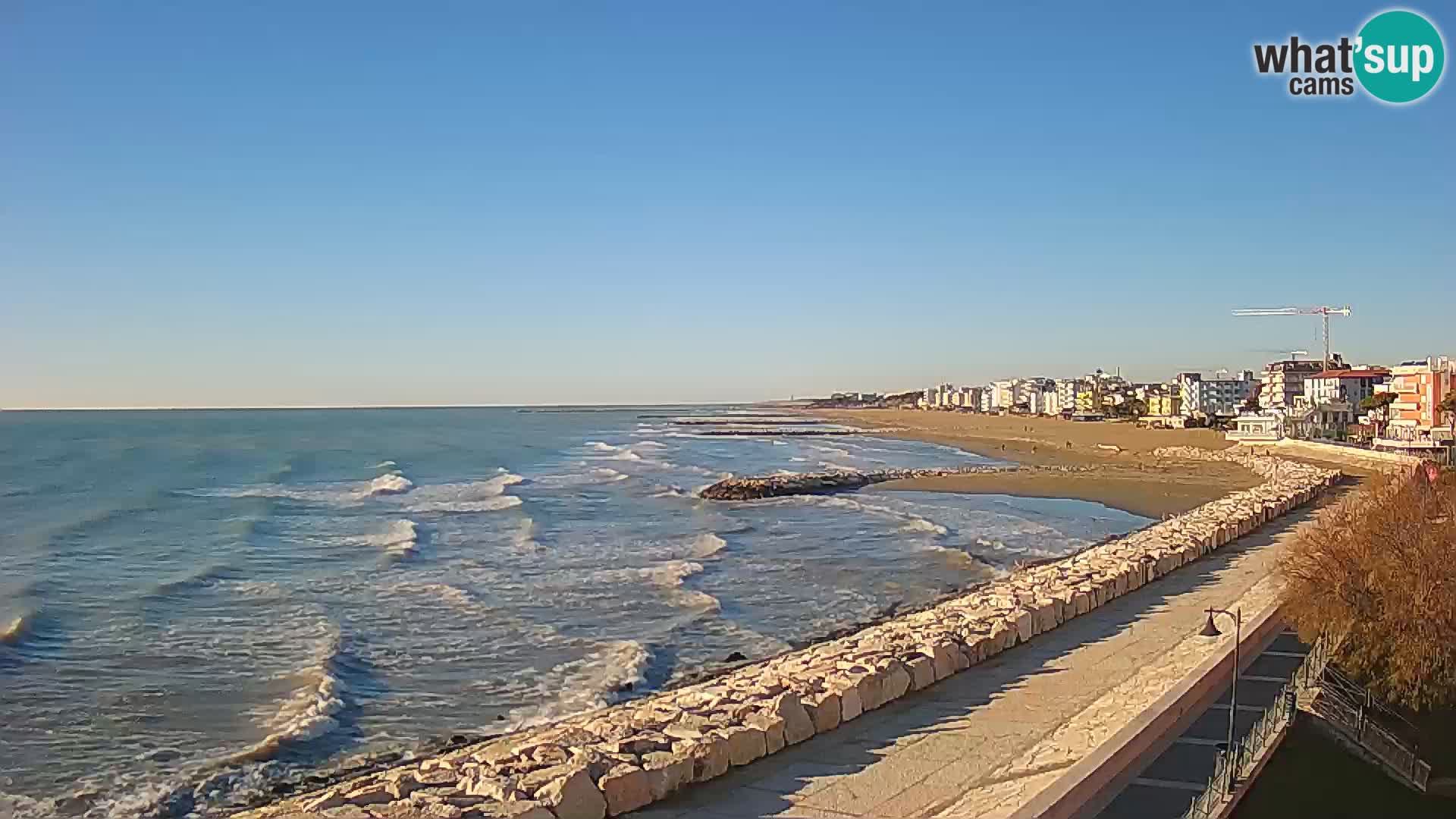 Webcam Caorle Ponente – Vista desde Marinai di Caorle