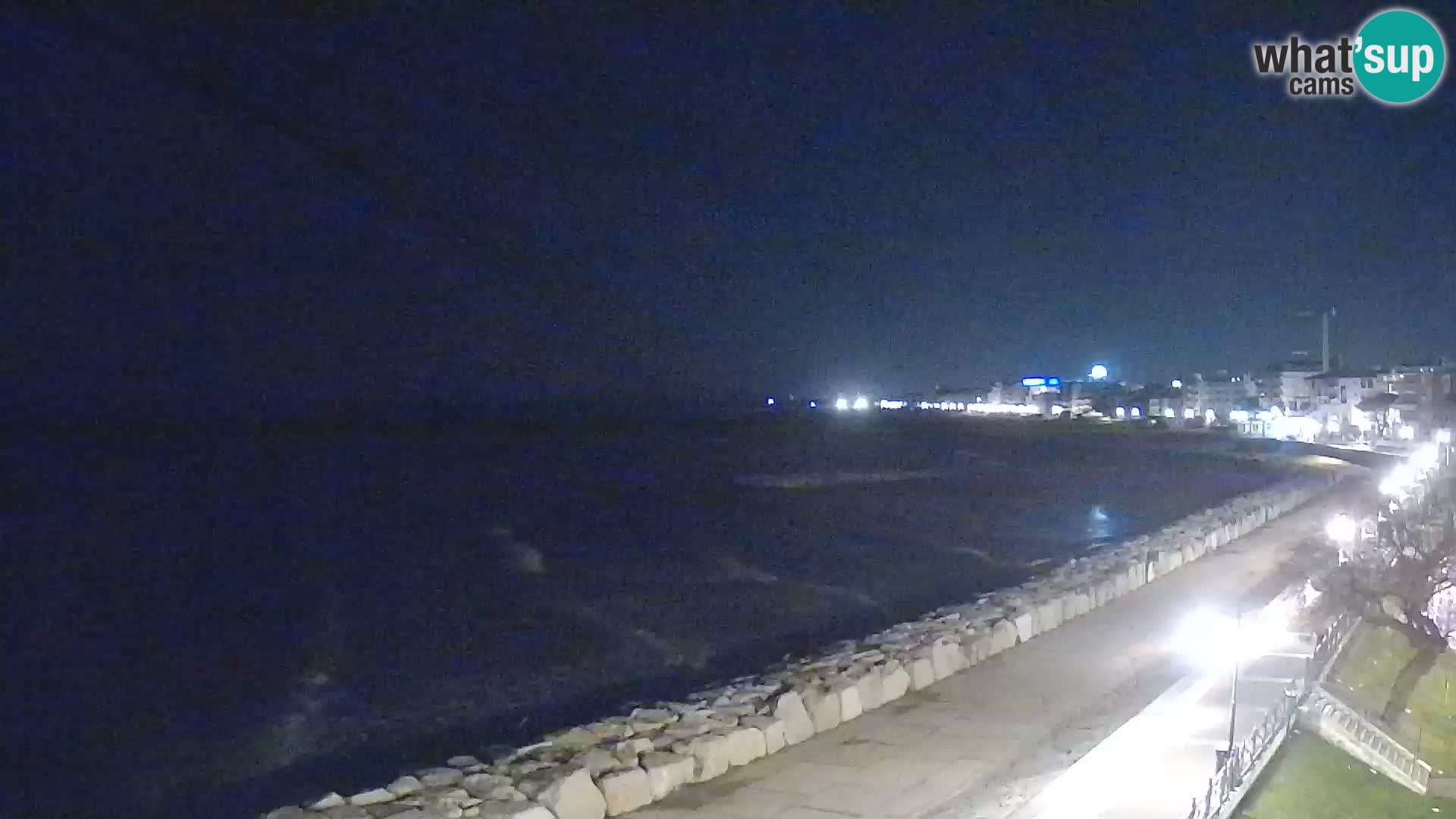 Webcam Caorle Ponente – Vue depuis les Marinai di Caorle