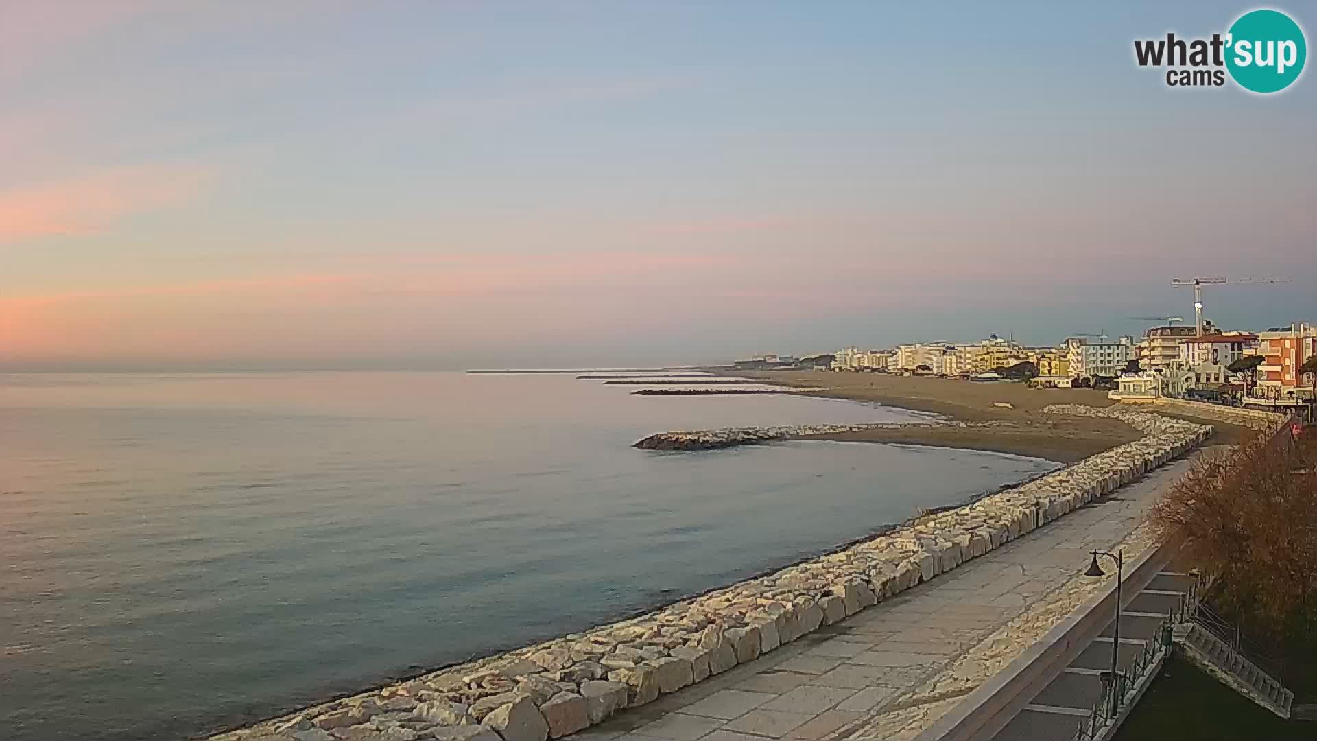 Webcam Caorle Ponente – View from Marinai di Caorle