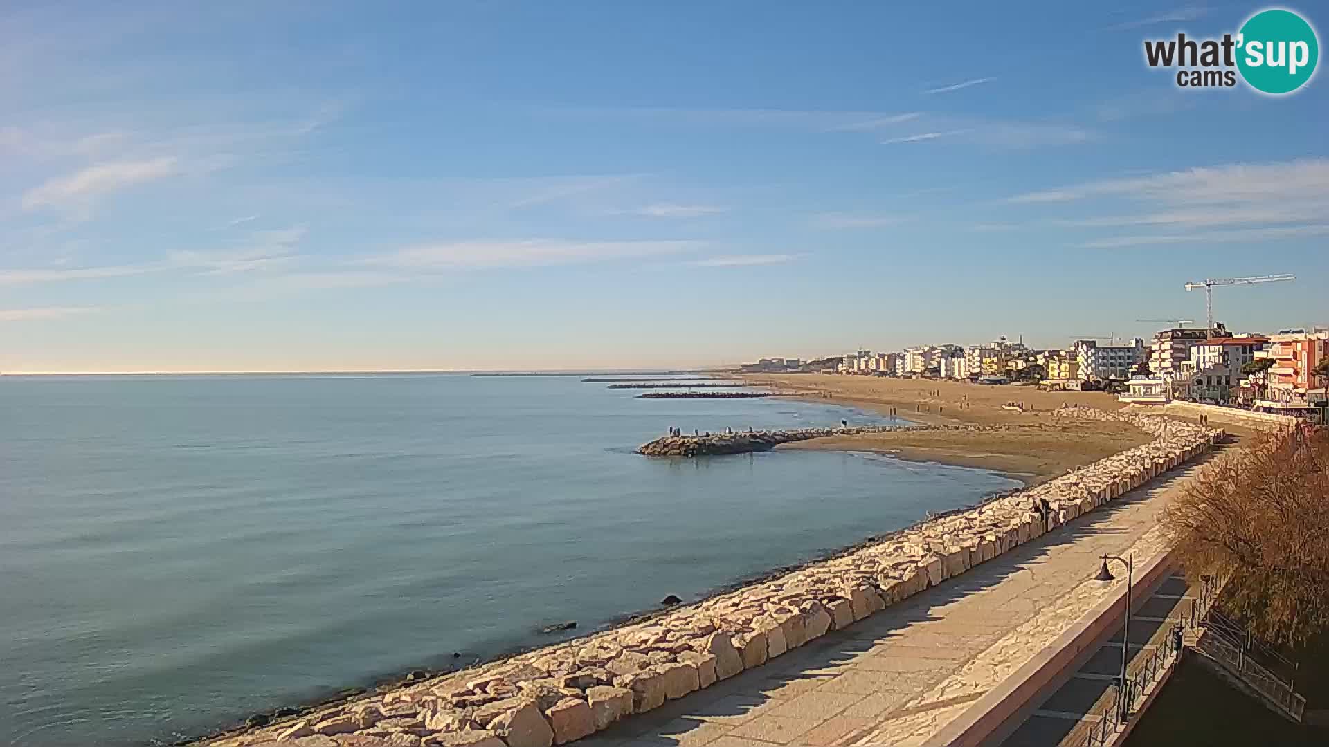 Webcam Caorle Ponente – View from Marinai di Caorle