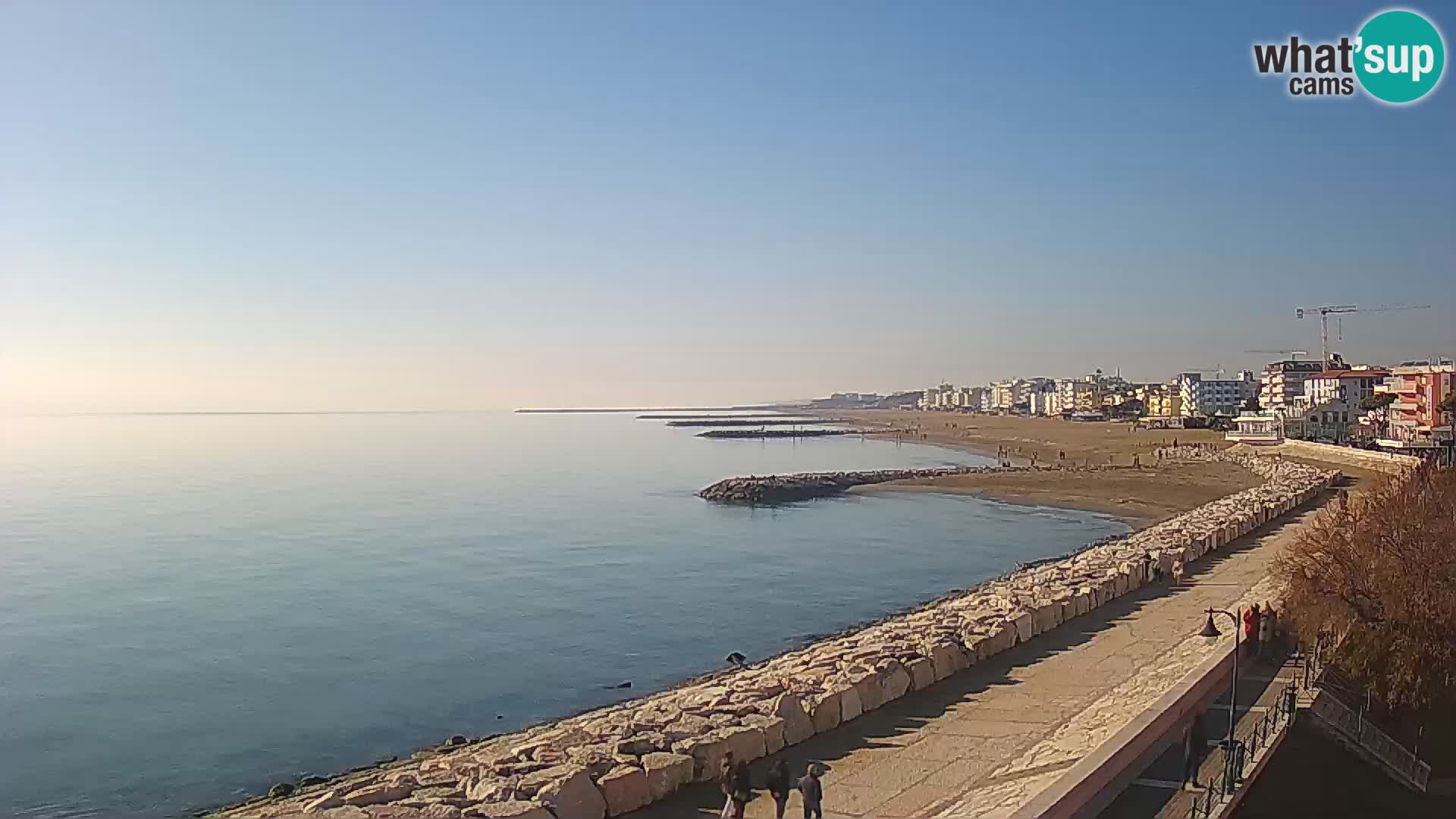 Webcam Caorle Ponente – Vue depuis les Marinai di Caorle