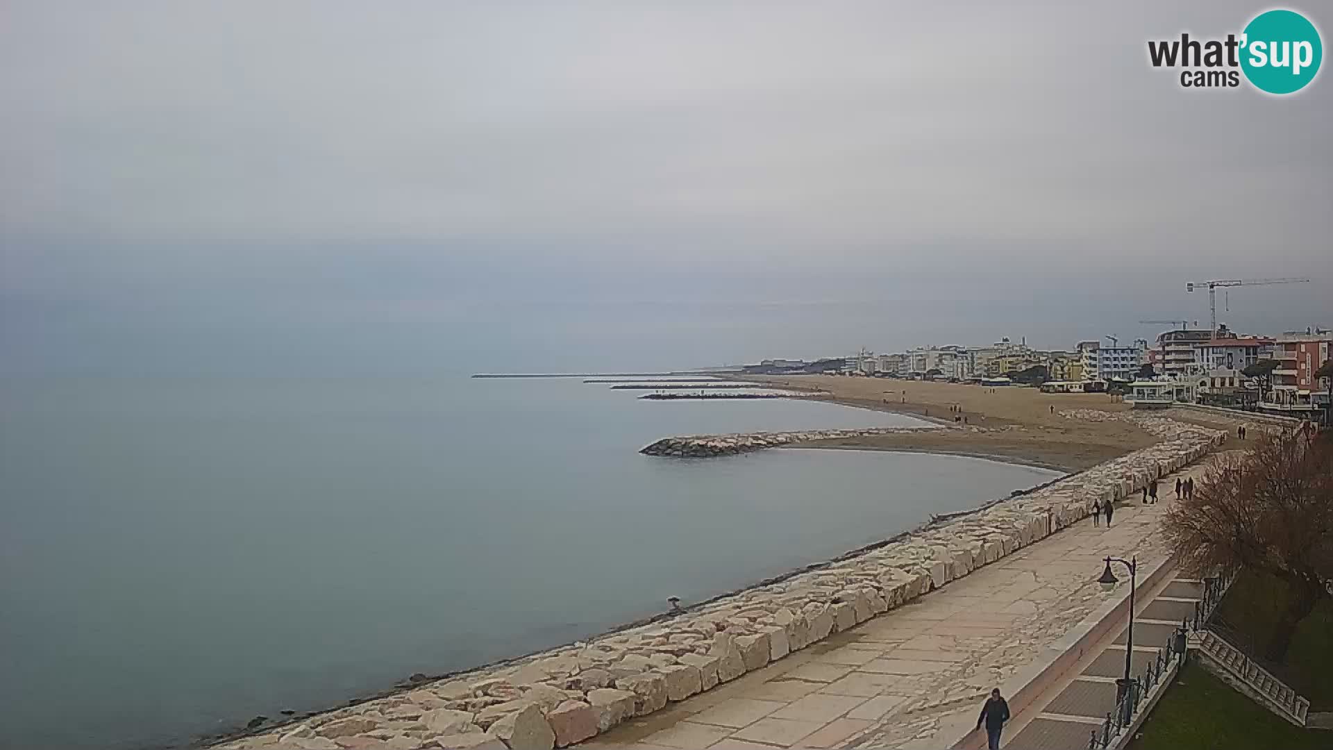 Webcam Caorle Ponente – Blick von Marinai di Caorle