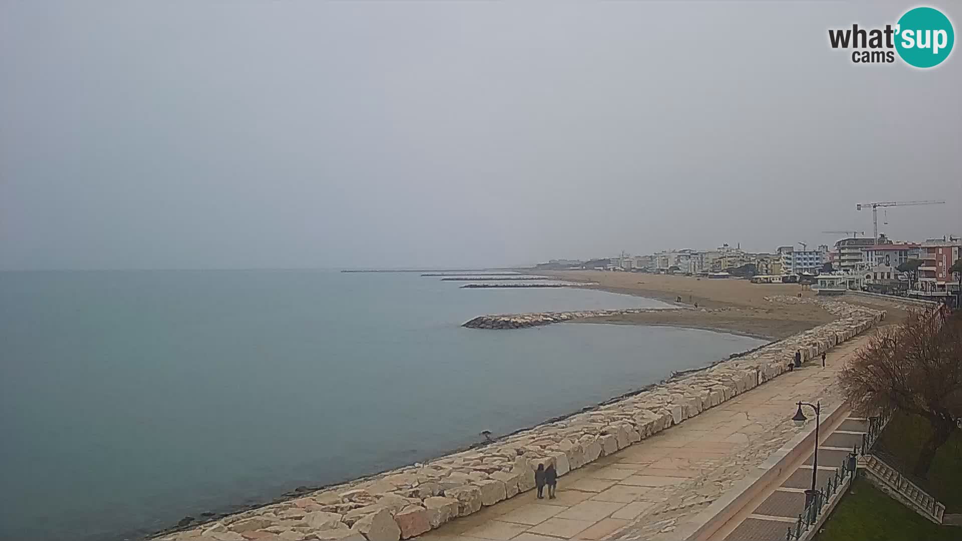 Webcam Caorle Ponente – Vue depuis les Marinai di Caorle