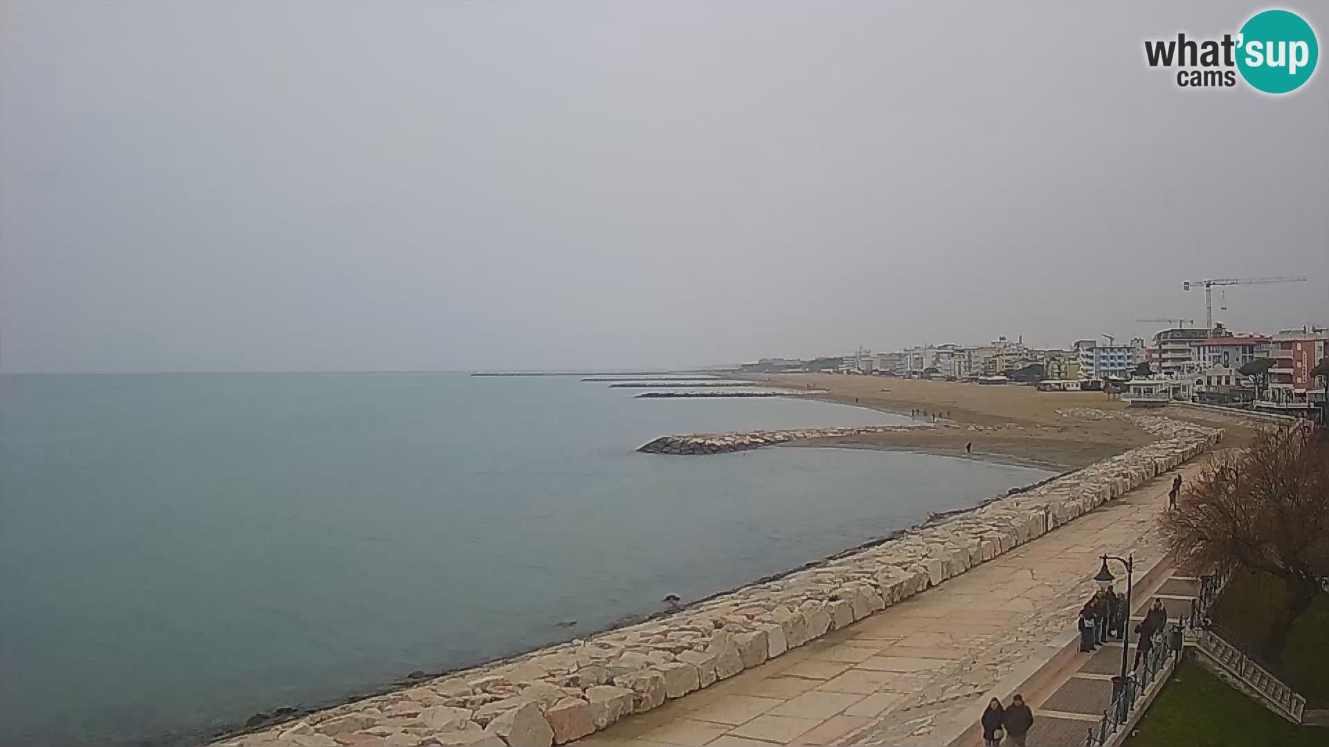 Webcam Caorle Ponente – Vue depuis les Marinai di Caorle