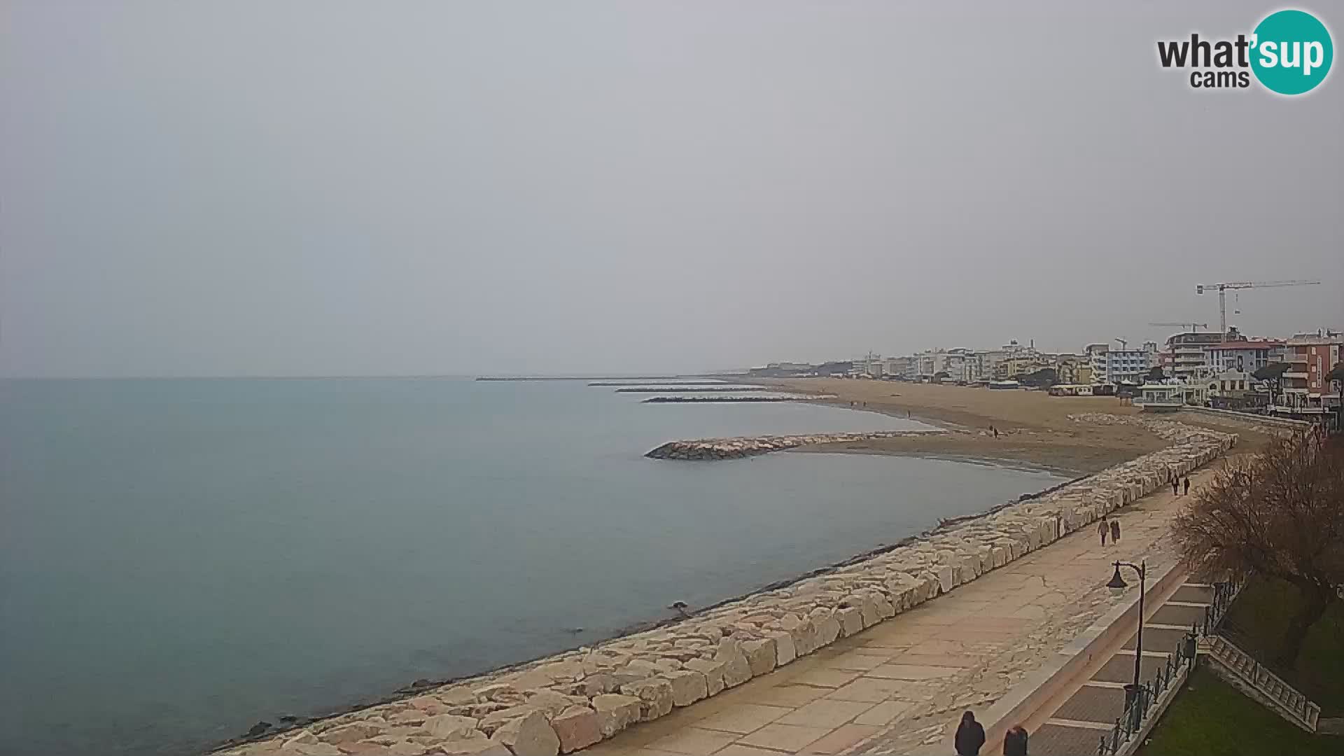 Webcam Caorle Ponente – Vue depuis les Marinai di Caorle