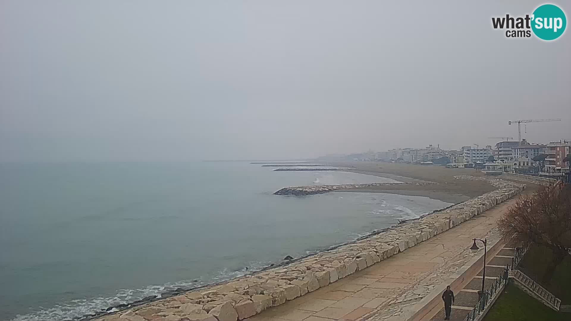 Webcam Caorle Ponente – Vue depuis les Marinai di Caorle