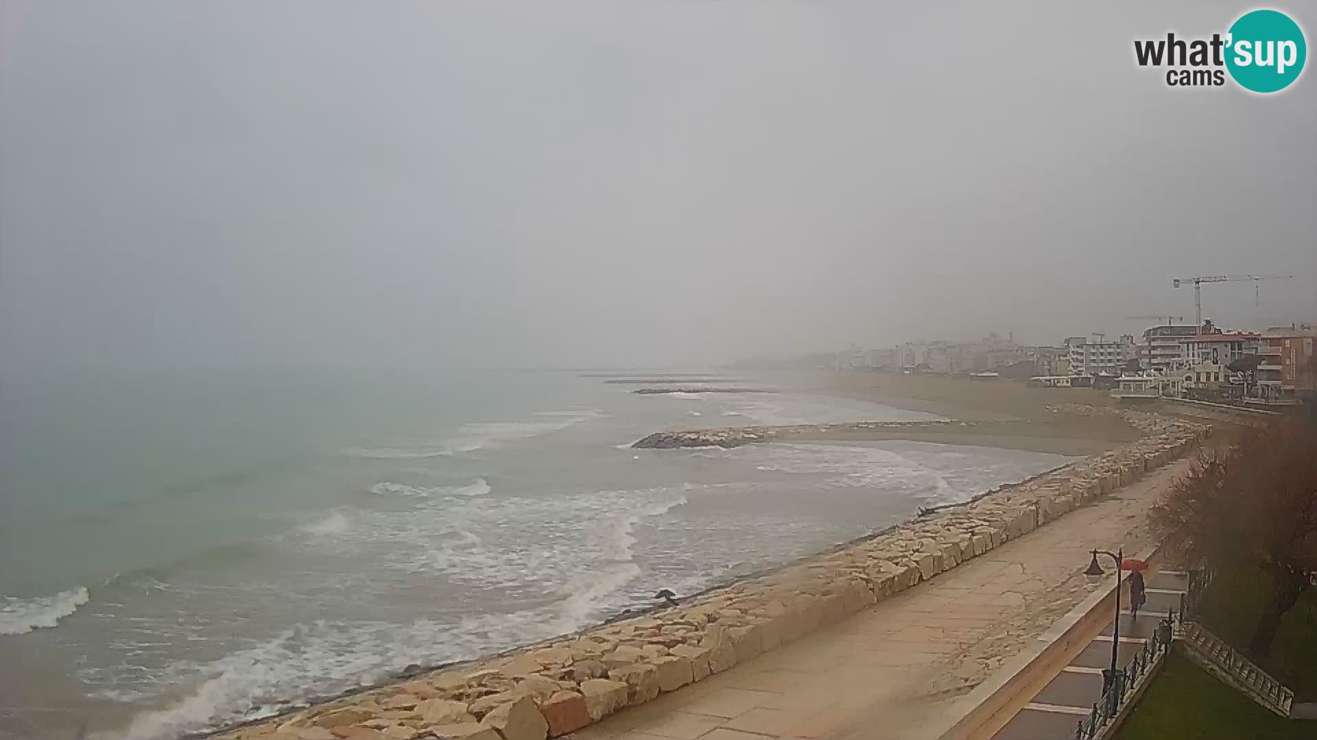 Webcam Caorle Ponente – Vue depuis les Marinai di Caorle