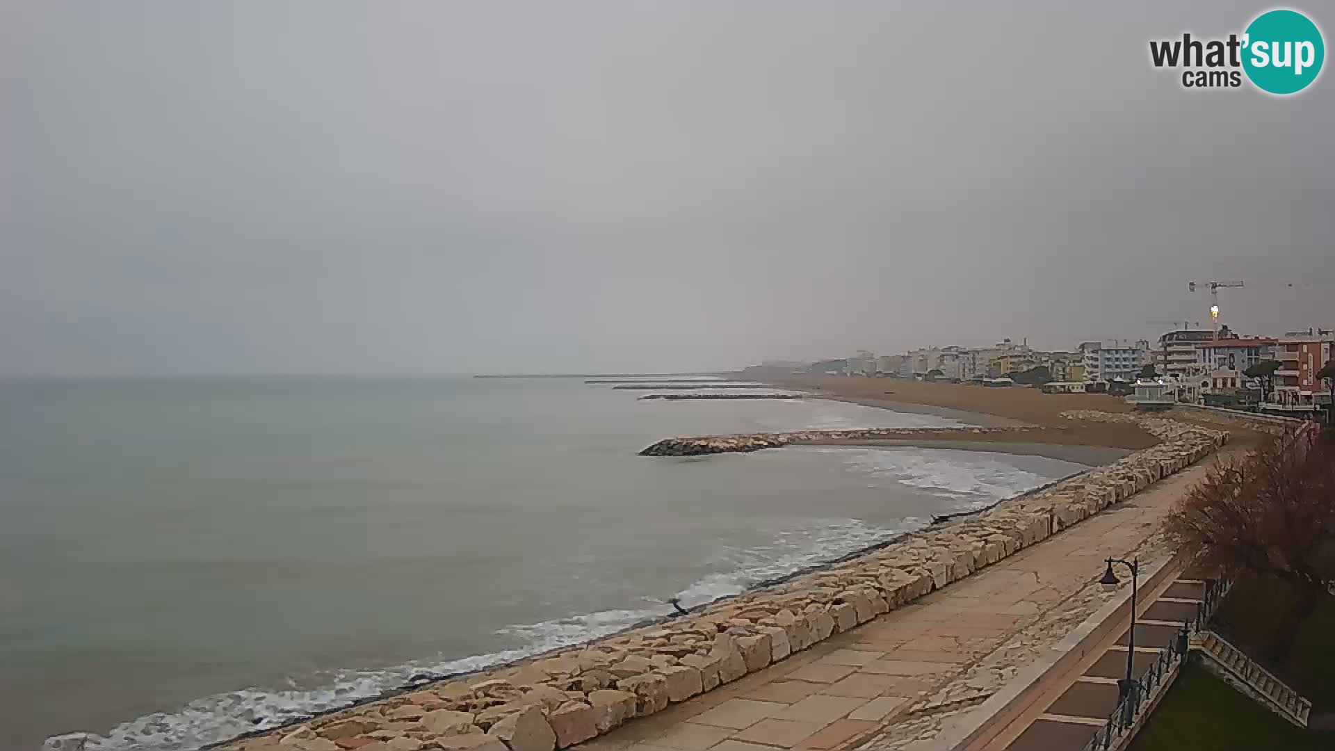 Webcam Caorle Ponente – Vue depuis les Marinai di Caorle